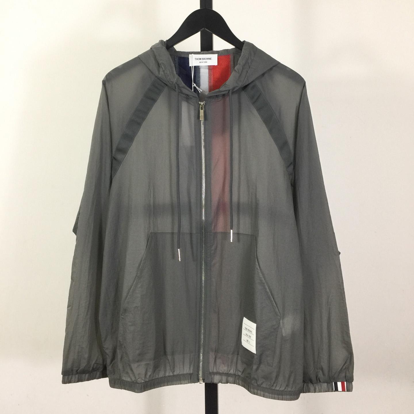 Thom Browne Back Bar Three-Color Sunscreen Long Sleeve Jacket - EUR FASHION