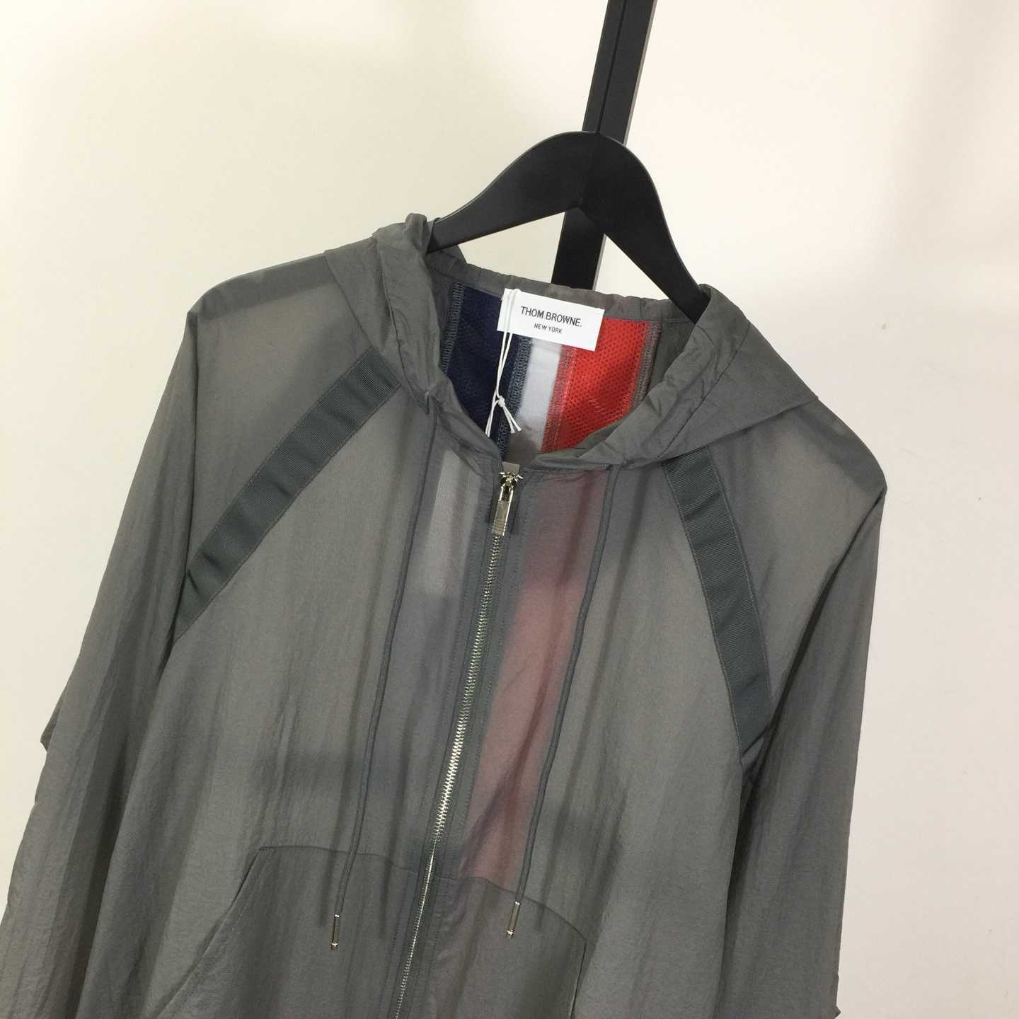 Thom Browne Back Bar Three-Color Sunscreen Long Sleeve Jacket - EUR FASHION