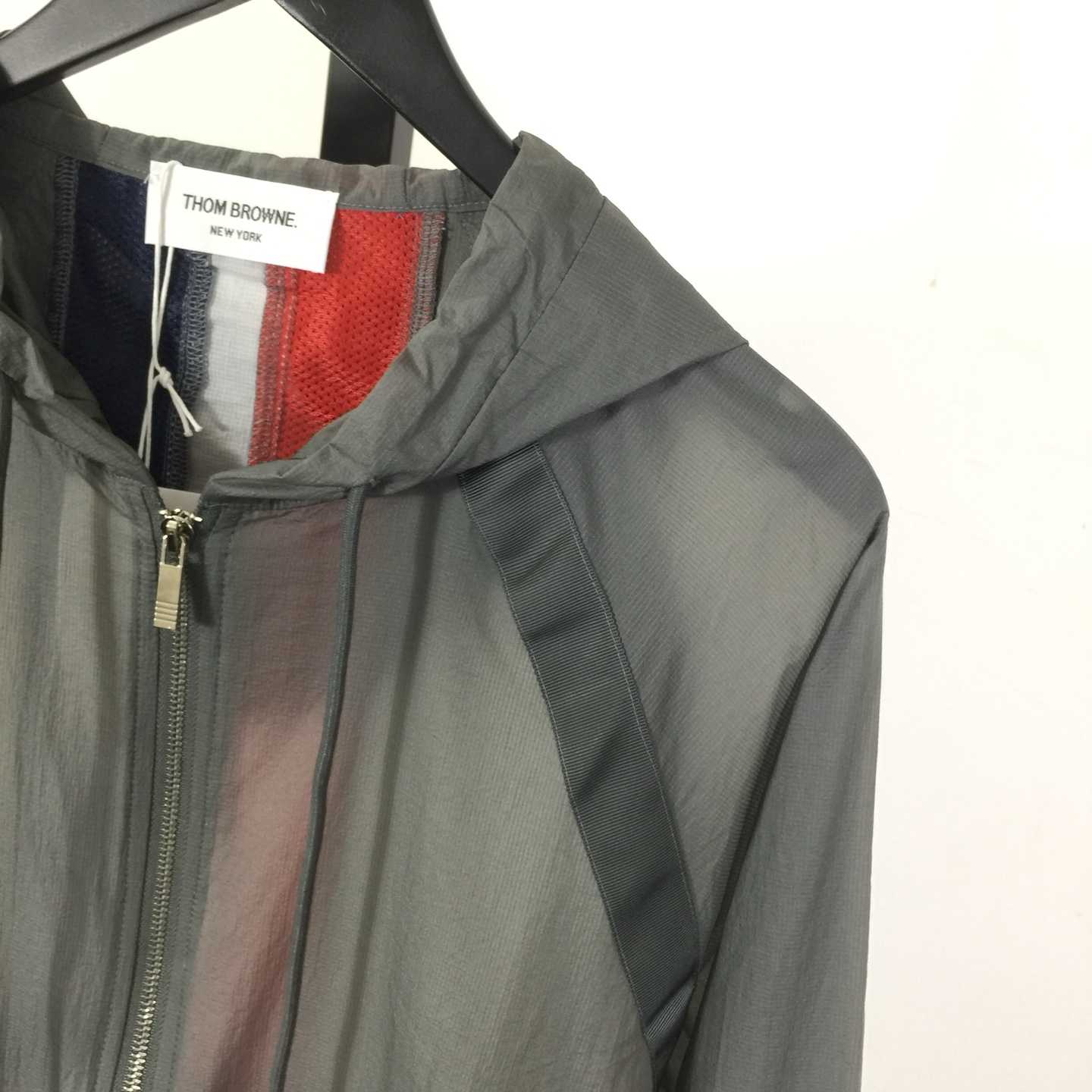 Thom Browne Back Bar Three-Color Sunscreen Long Sleeve Jacket - EUR FASHION