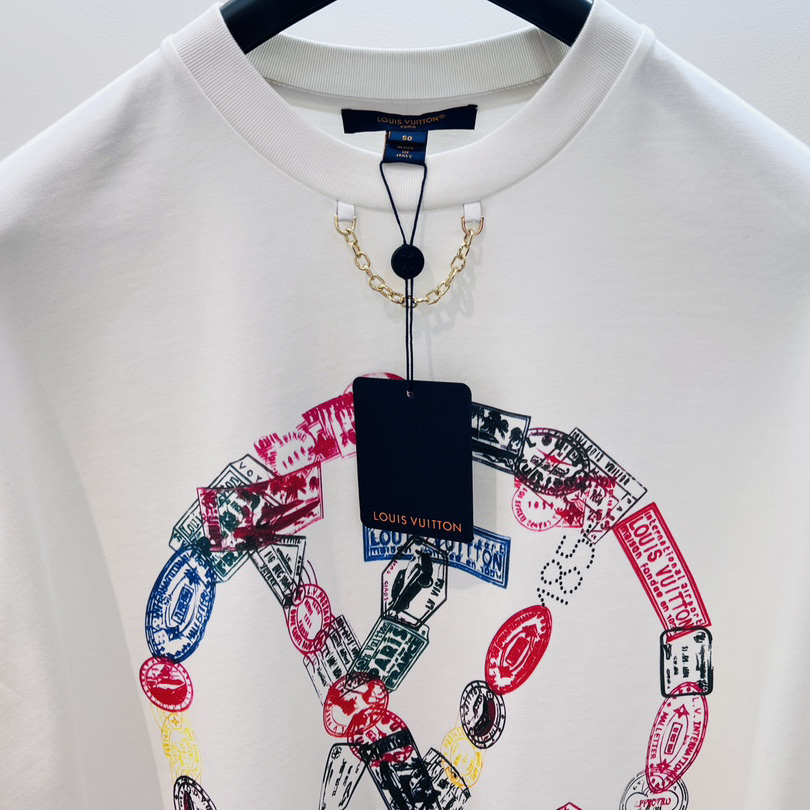 Louis Vuitton Travel Stamp LV Circle T-Shirt  - EUR FASHION