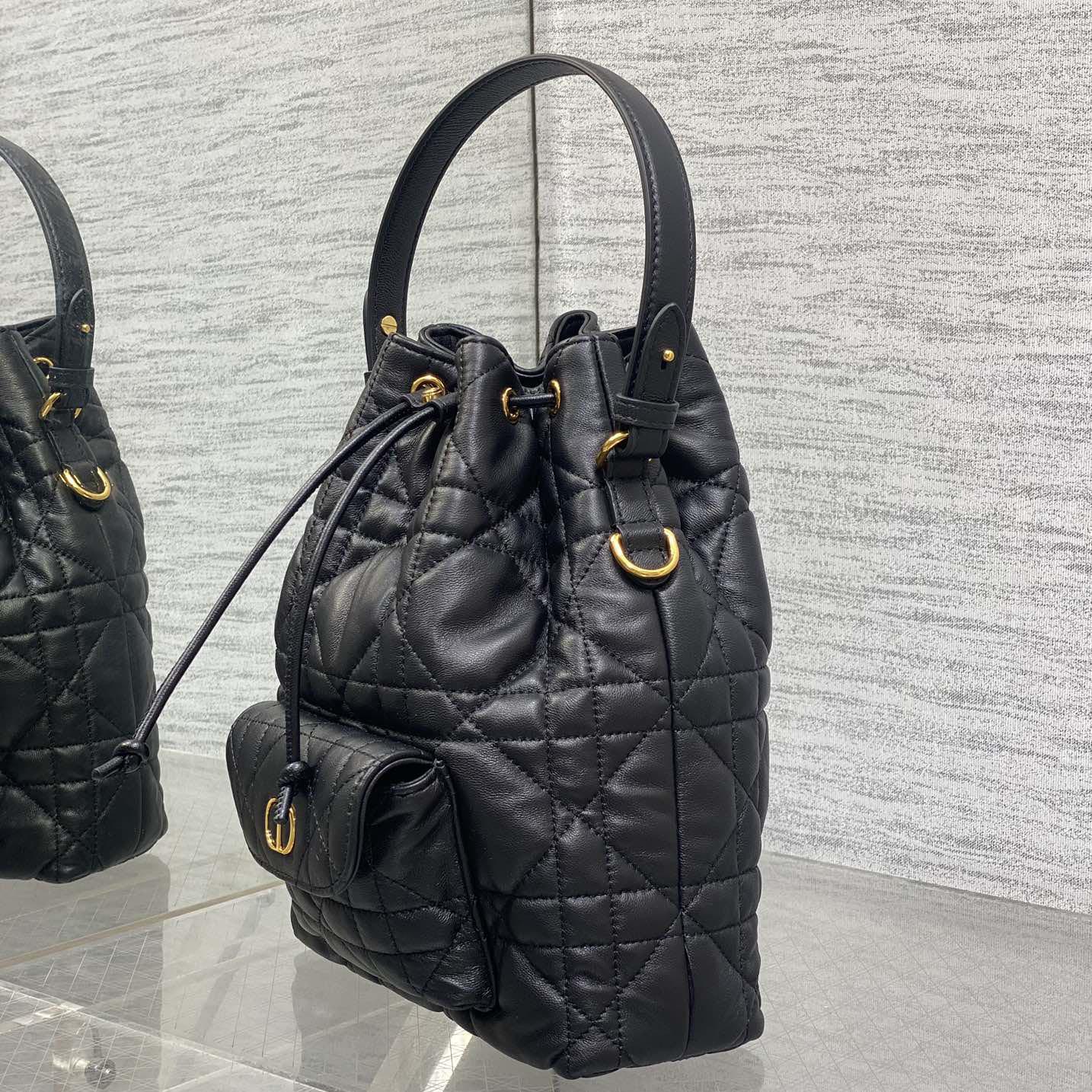 Dior Small Dior Caro Bucket Bag  - EUR FASHION