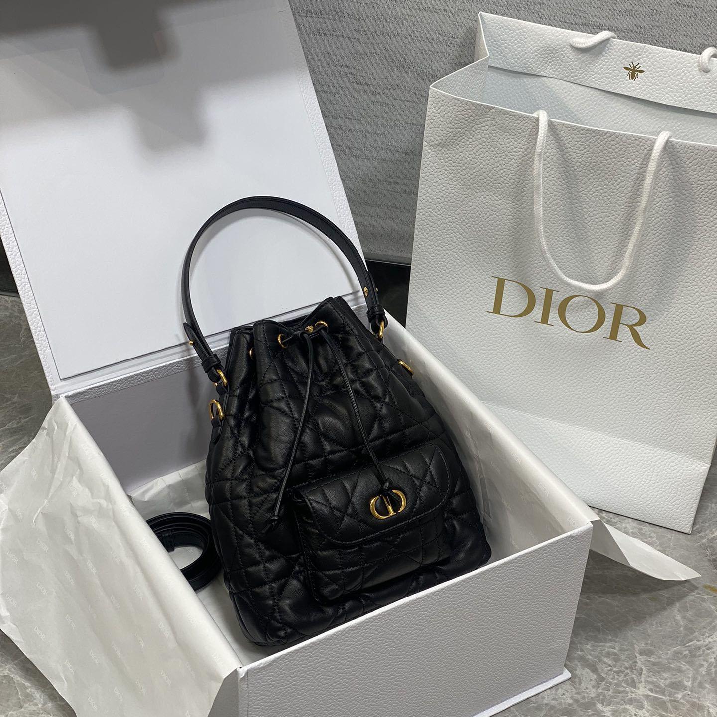 Dior Small Dior Caro Bucket Bag  - EUR FASHION