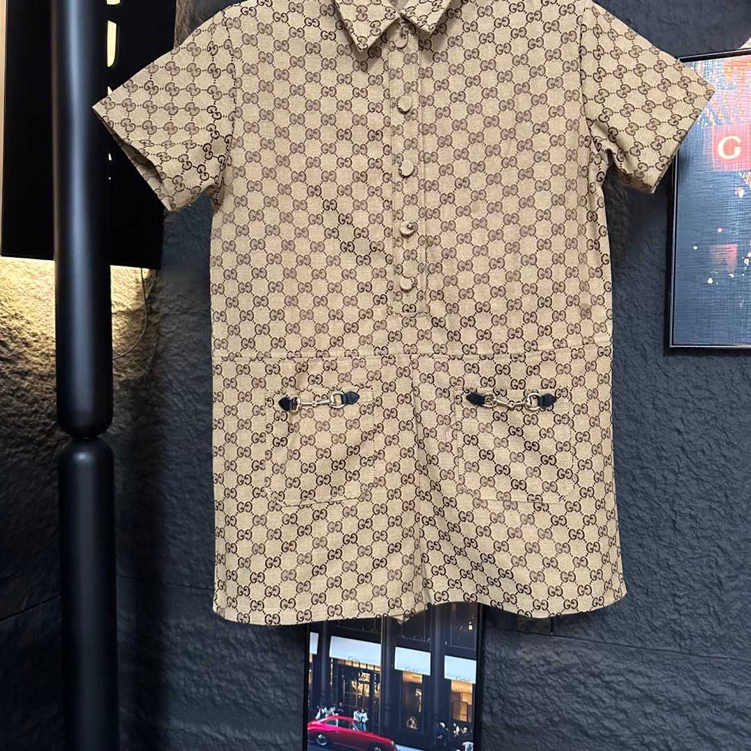 Gucci Canvas Short Sleeve Shirt - EUR FASHION