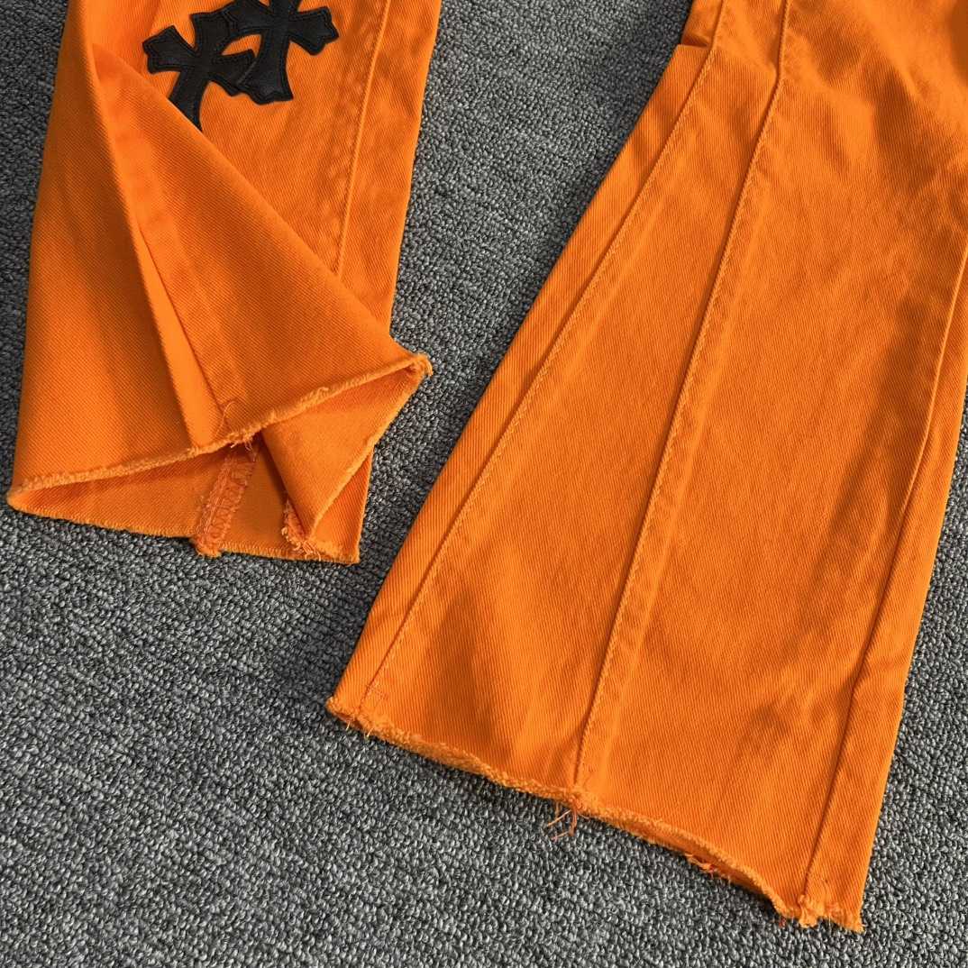 Chrome Hearts x Off-White Cross Denim 'Orange' - EUR FASHION