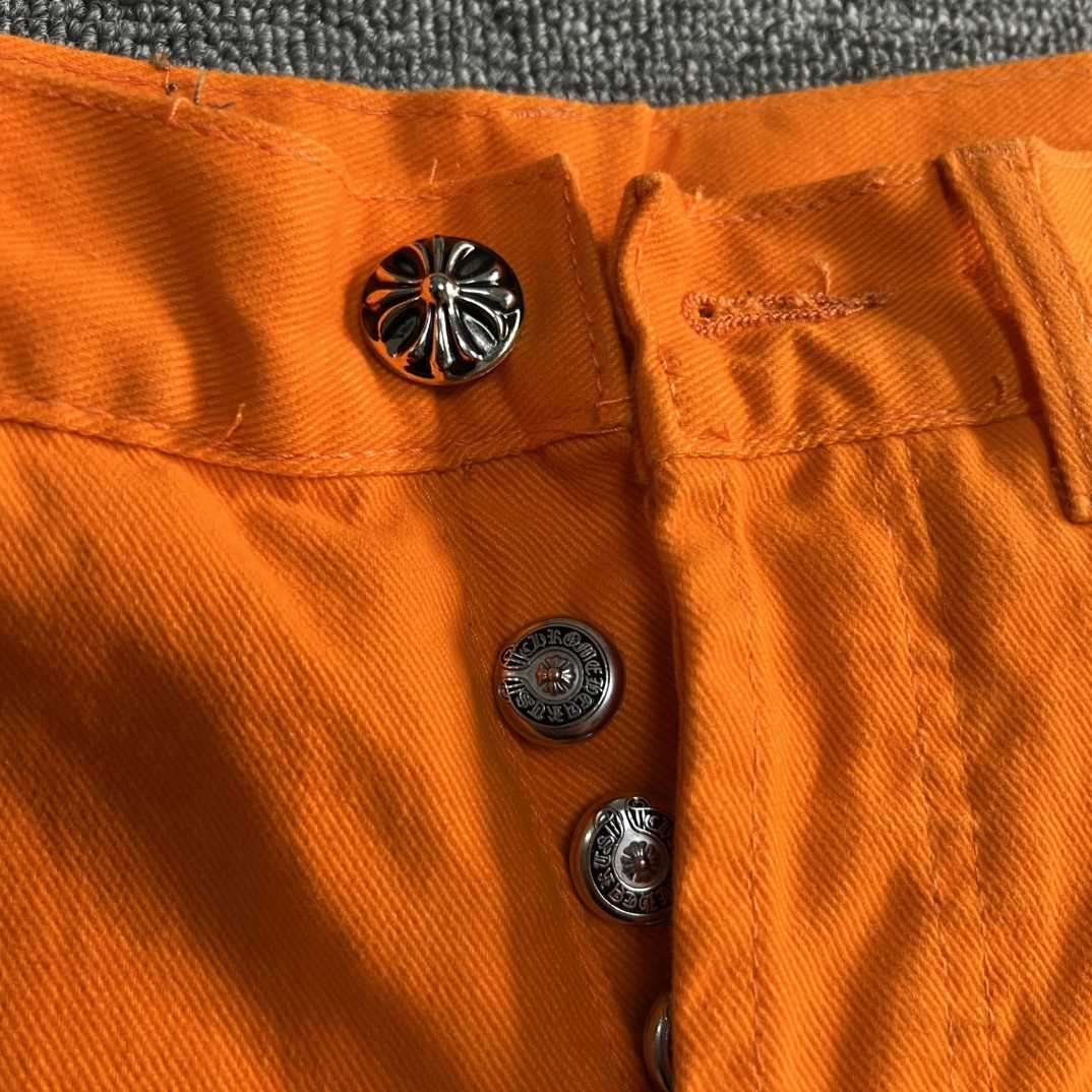 Chrome Hearts x Off-White Cross Denim 'Orange' - EUR FASHION