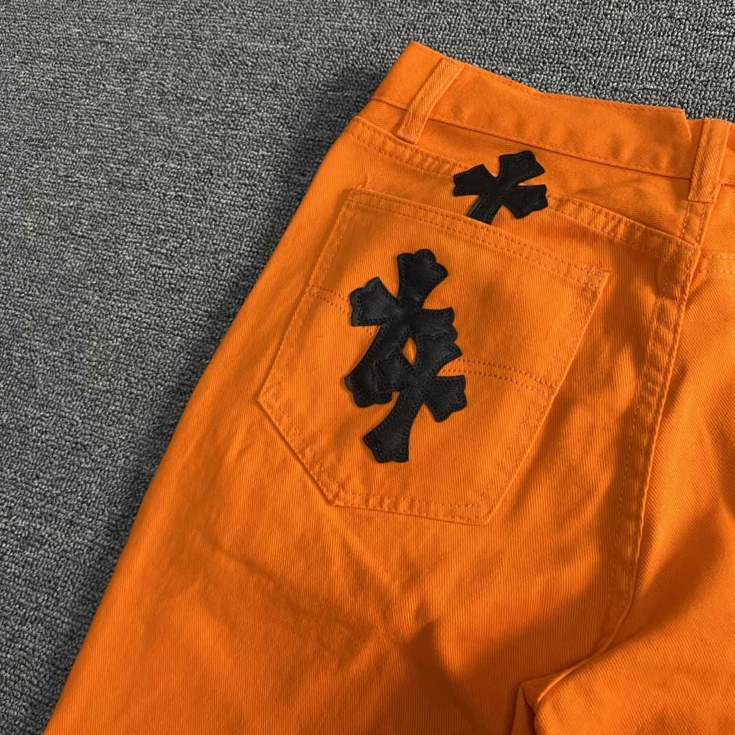 Chrome Hearts x Off-White Cross Denim 'Orange' - EUR FASHION