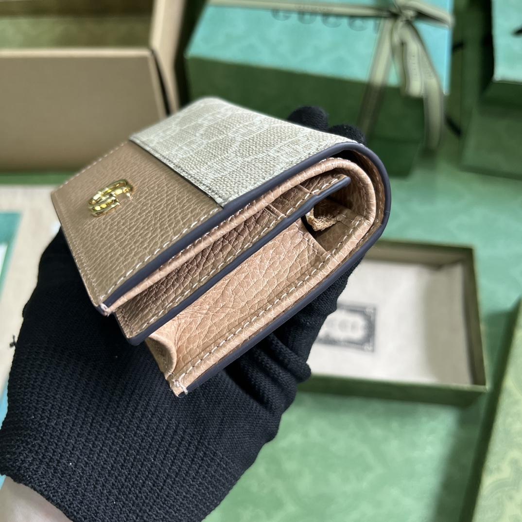Gucci GG Marmont Card Case Wallet(11-9-3cm)    - EUR FASHION