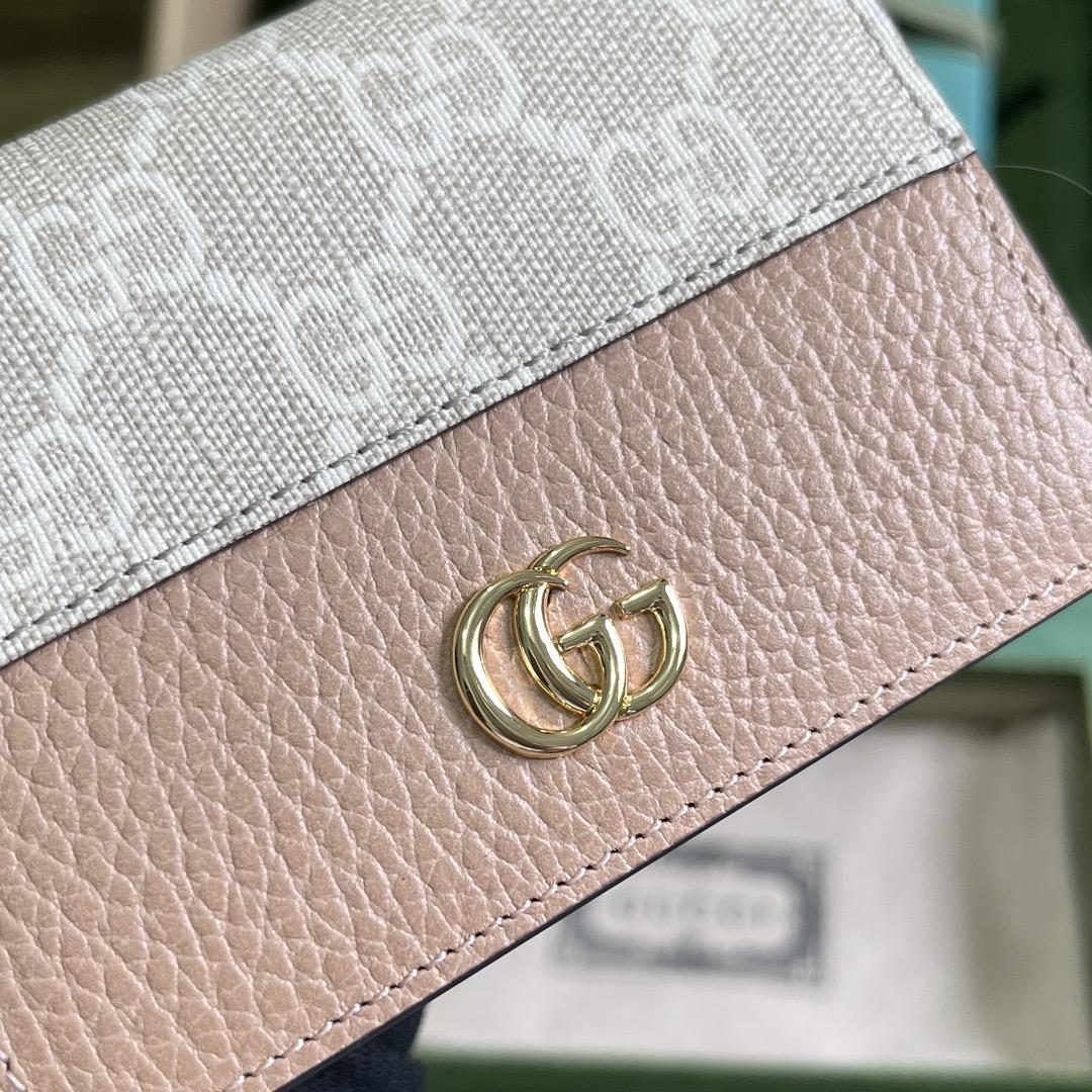 Gucci GG Marmont Card Case Wallet(11-9-3cm)    - EUR FASHION