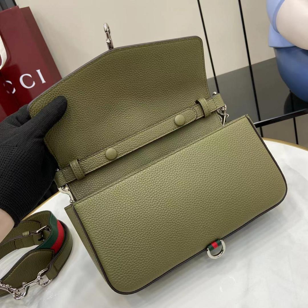Gucci Small Crossbody Bag With Hook Closure - EUR FASHION
