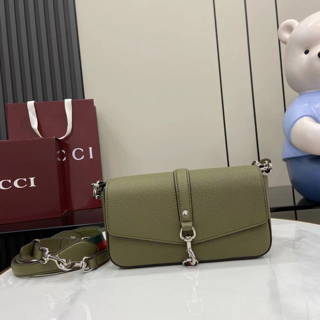 Gucci Small Crossbody Bag With Hook Closure - EUR FASHION