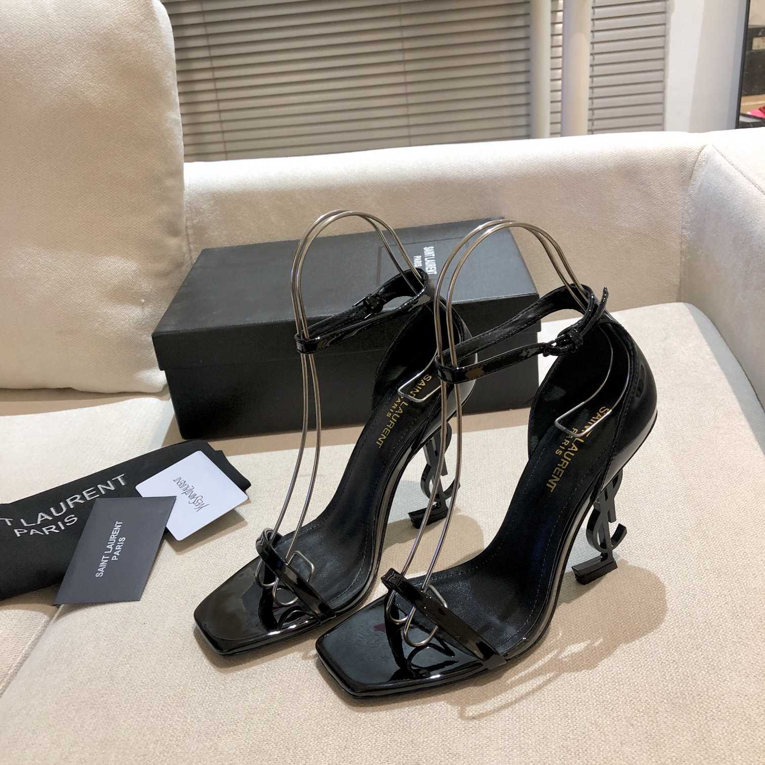 Saint Laurent 110mm Opyum Sandals - EUR FASHION
