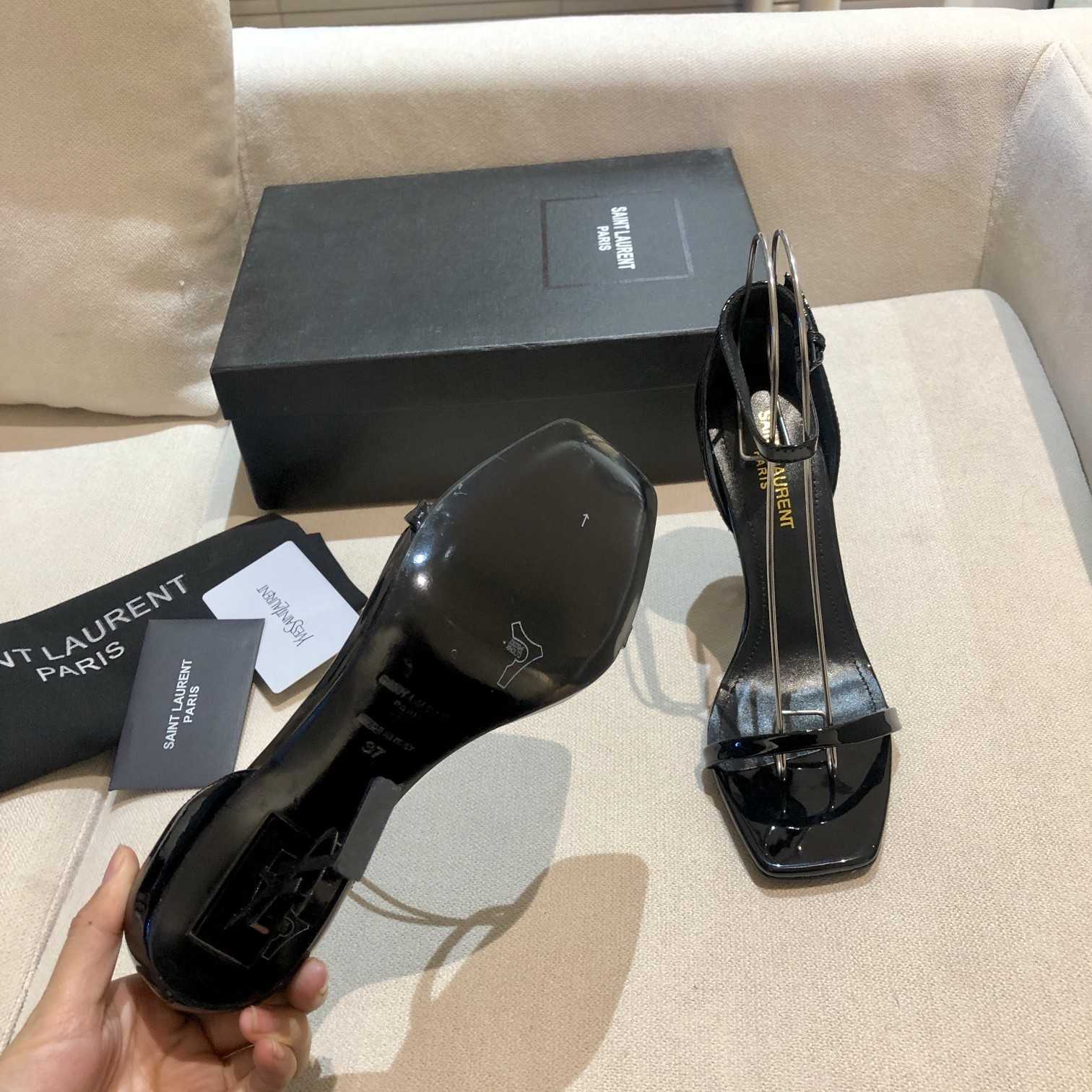 Saint Laurent 110mm Opyum Sandals - EUR FASHION
