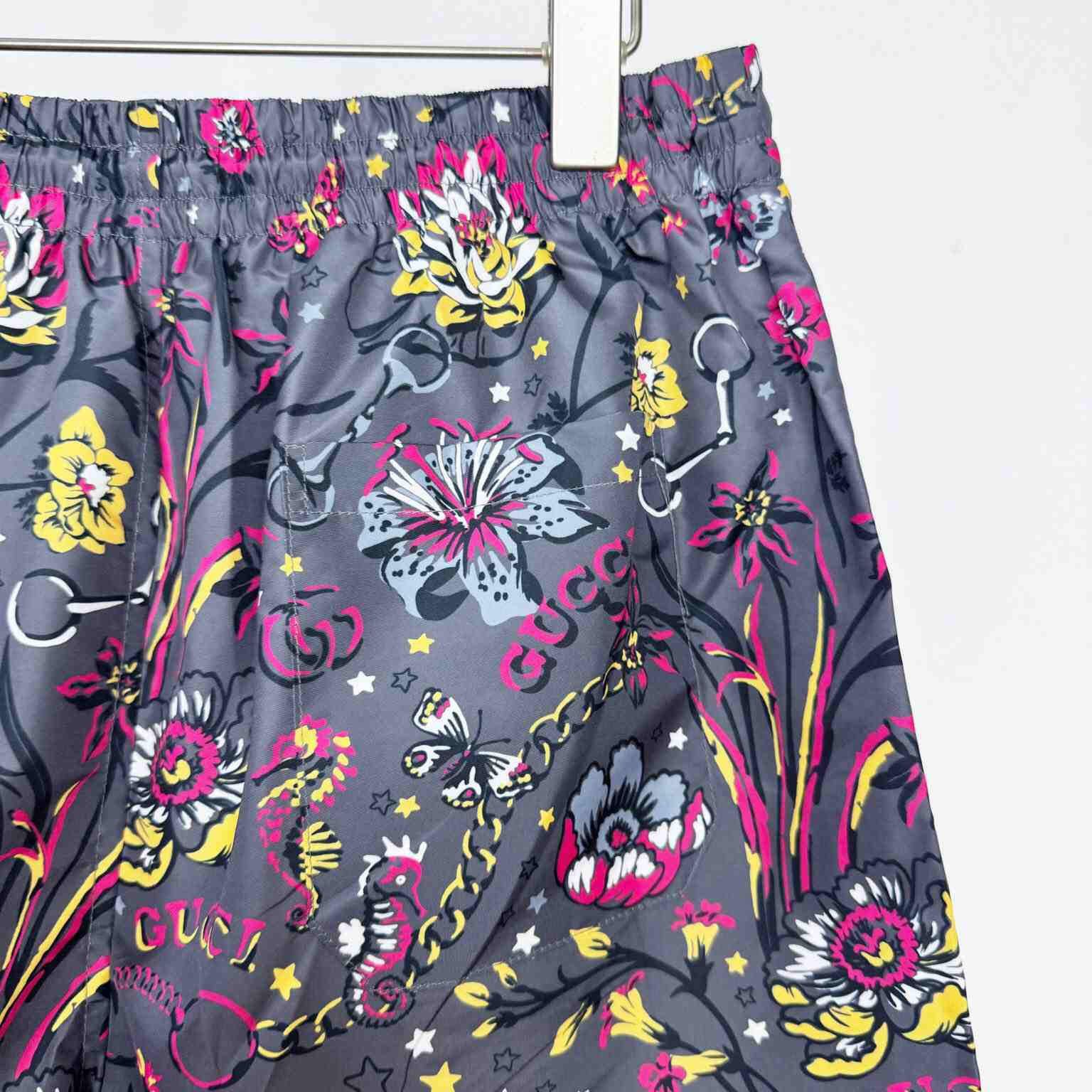 Gucci Punk Floral-print Cotton Short - EUR FASHION