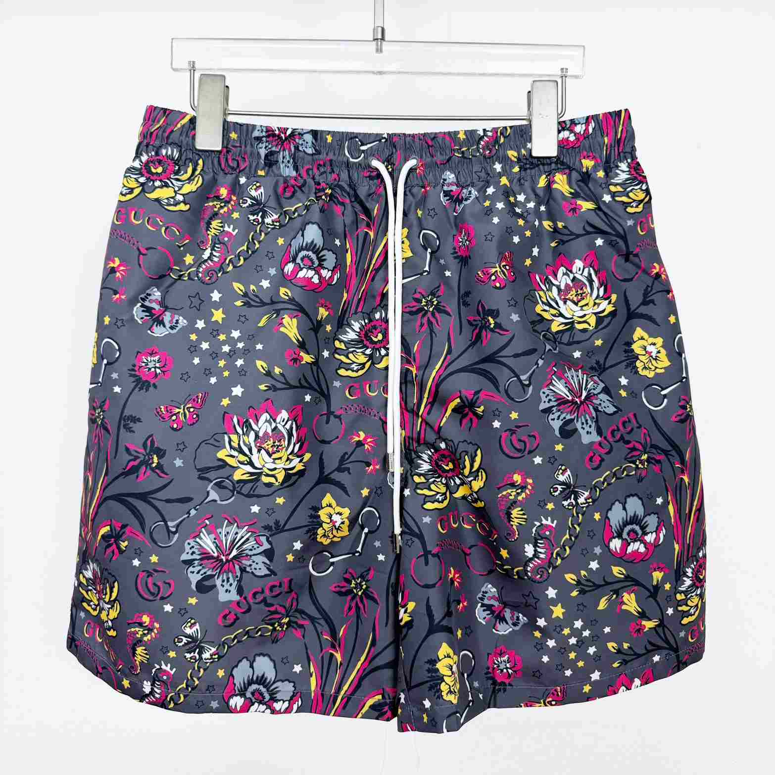 Gucci Punk Floral-print Cotton Short - EUR FASHION