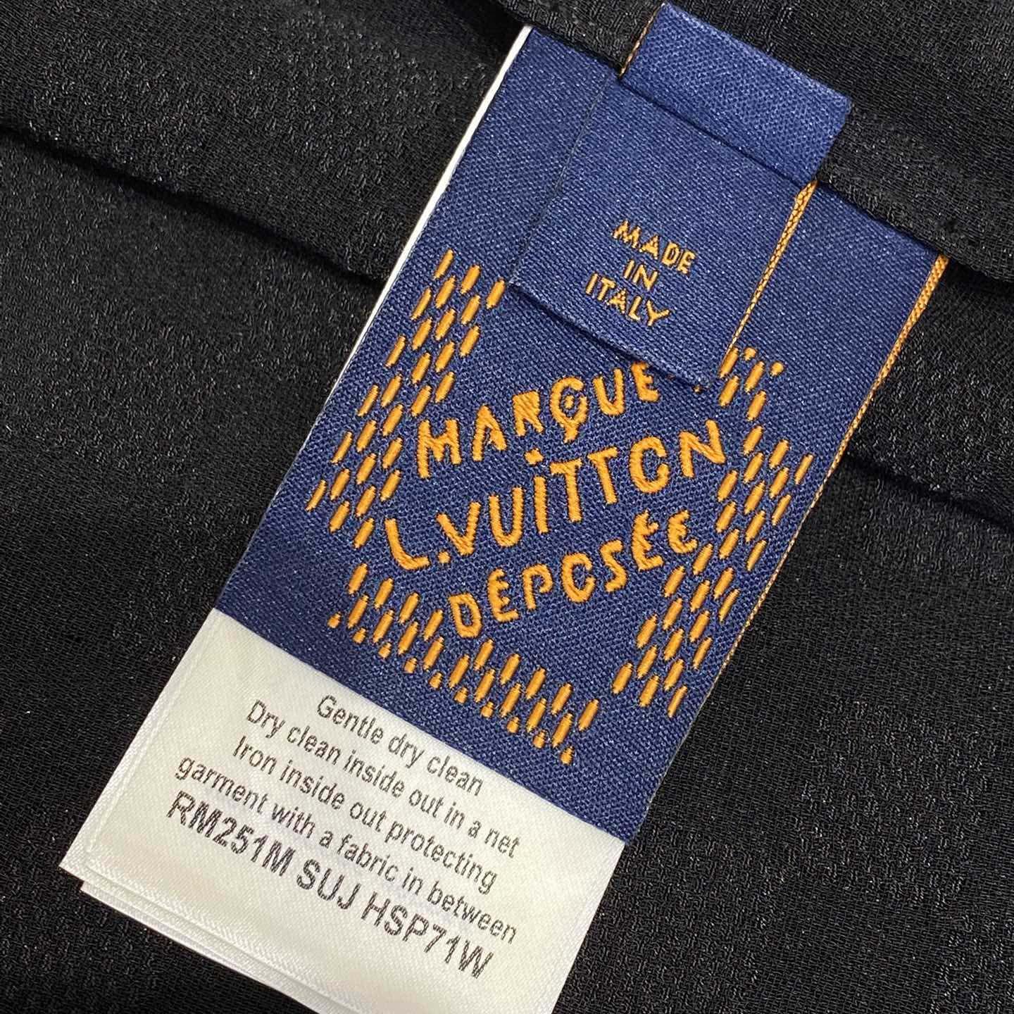 Louis Vuitton Graphic Jacquard Short-Sleeved Shirt  1AHCH7 - EUR FASHION