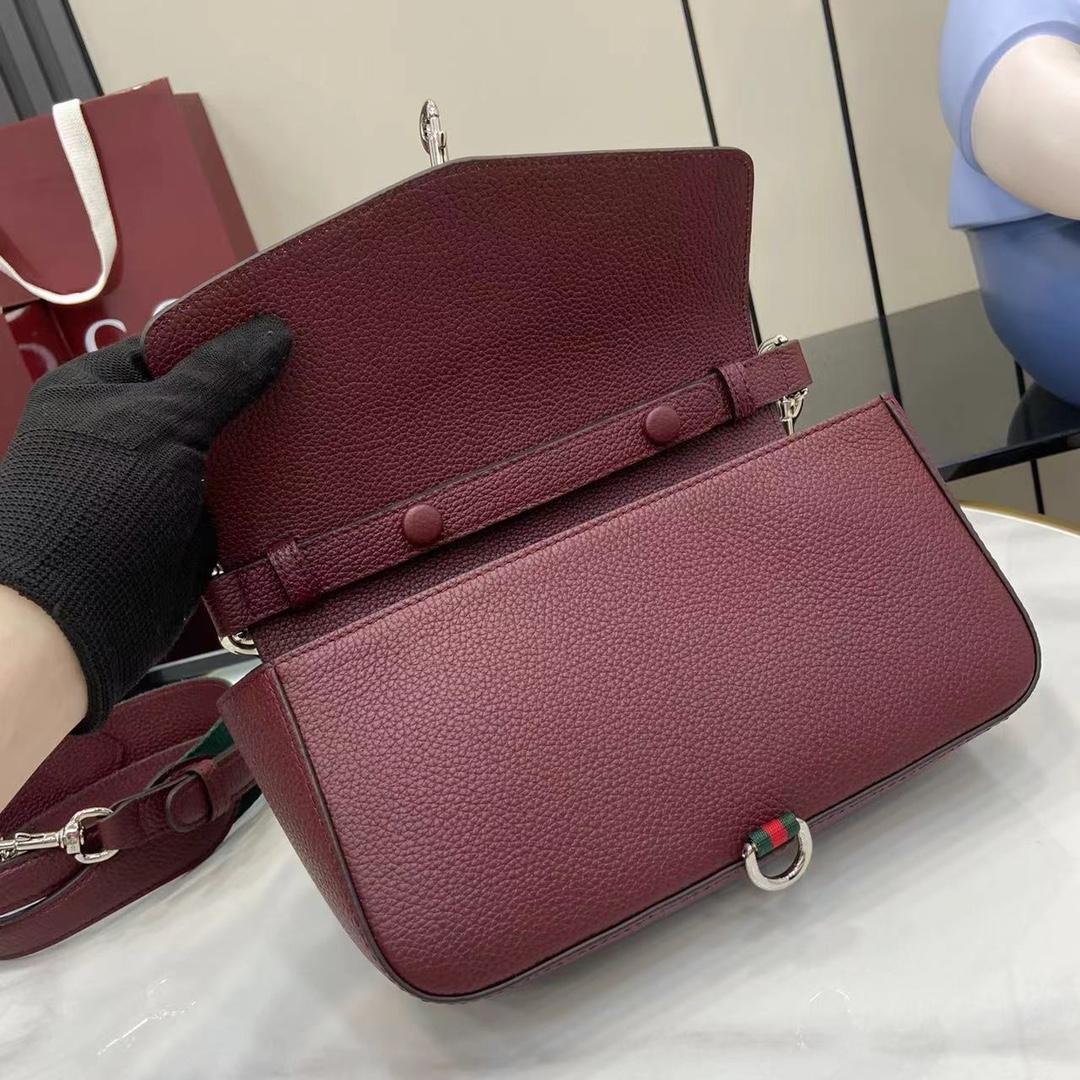 Gucci Small Crossbody Bag With Hook Closure - EUR FASHION