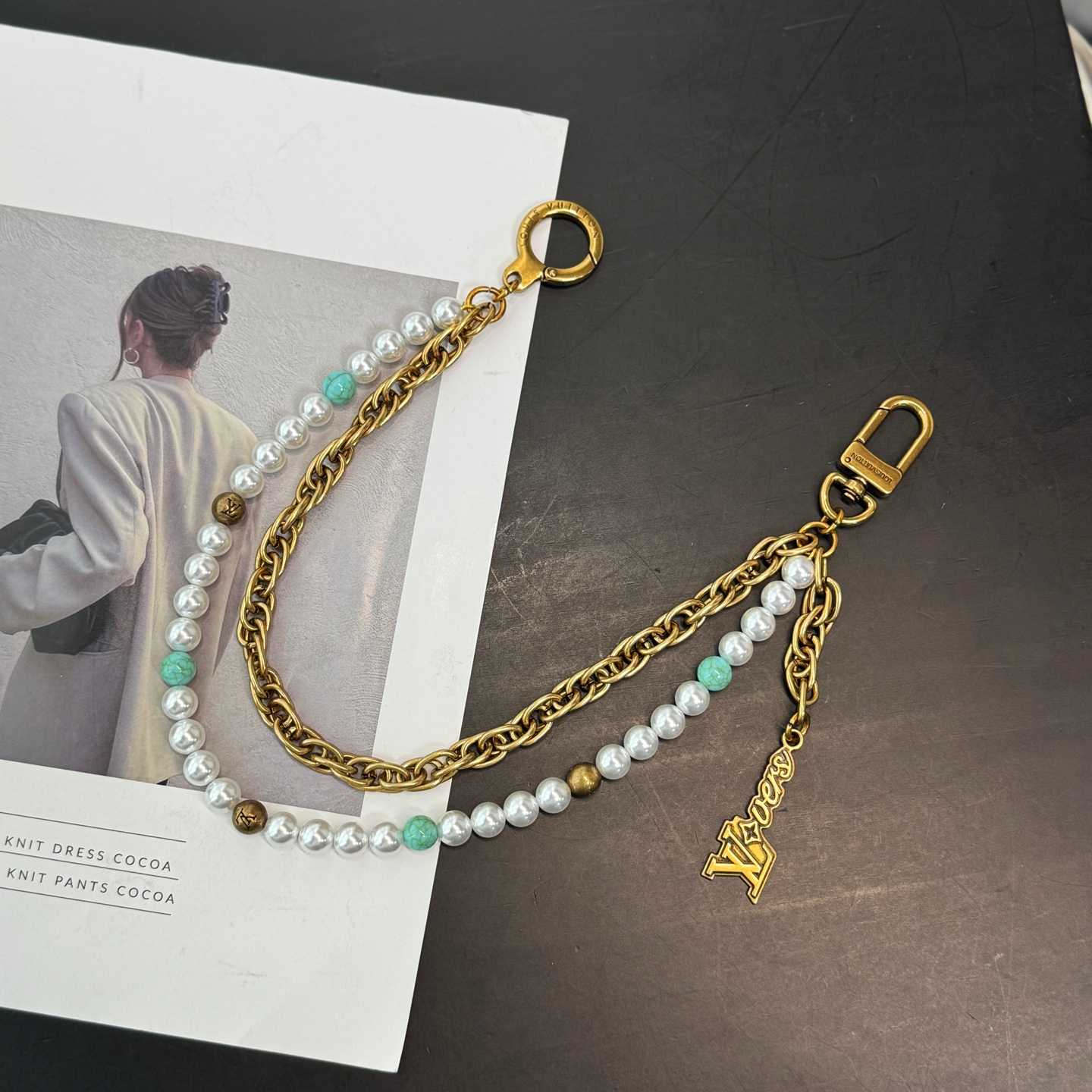 Louis Vuitton Pearls Chain Belt and Bag Charm   M02097 - EUR FASHION