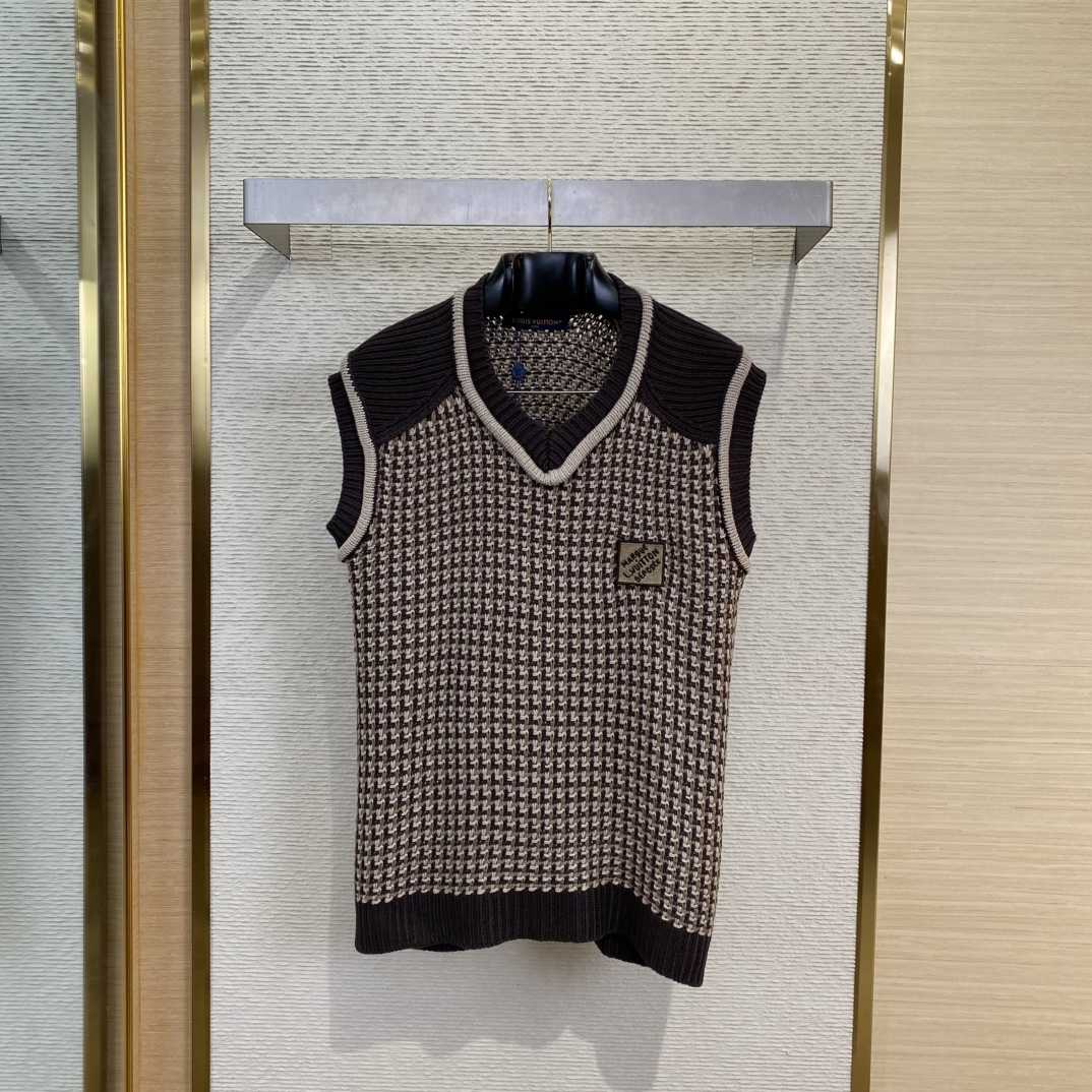 Louis Vuitton Cotton Jacquard Vest   1AHC37 - EUR FASHION