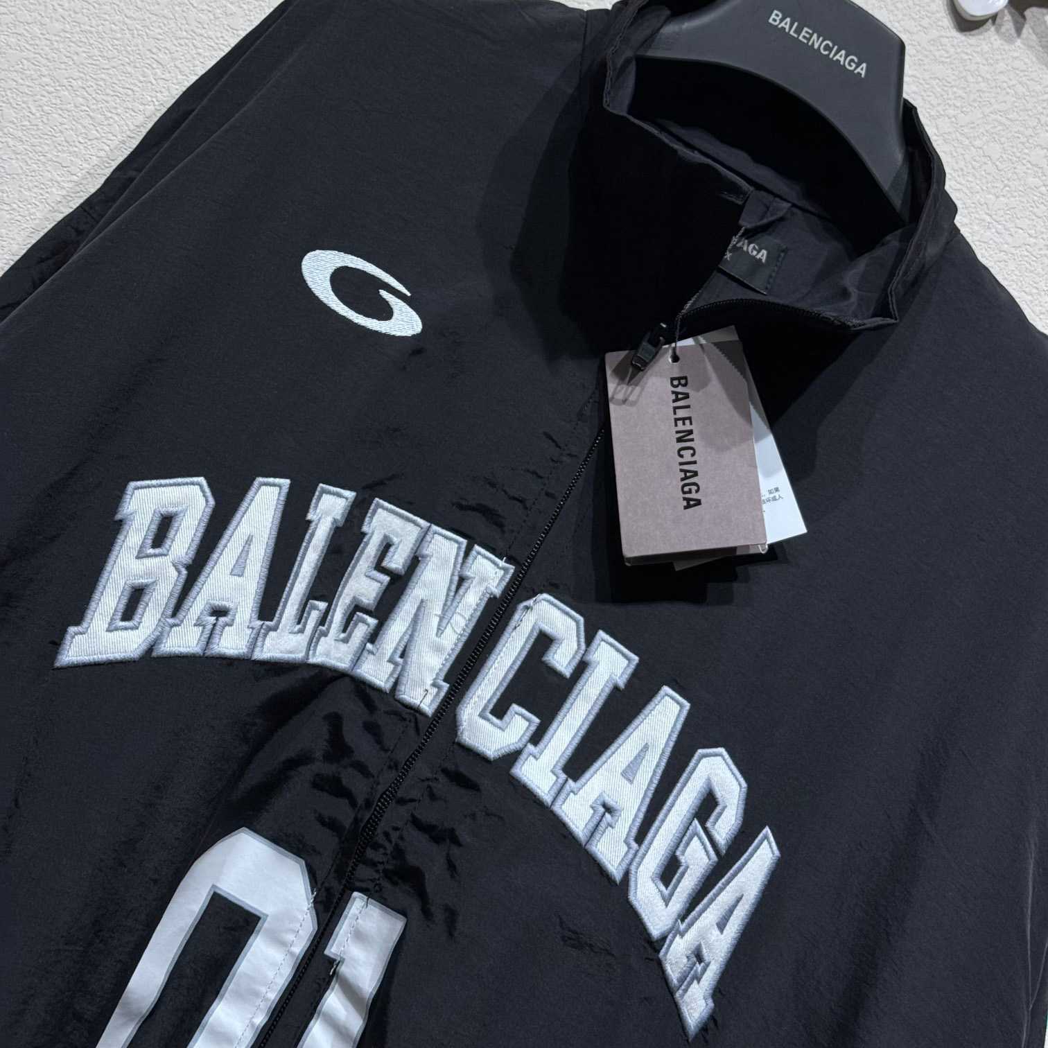 Balenciaga Basketball Series - Tracksuit Jacket In Black - EUR FASHION