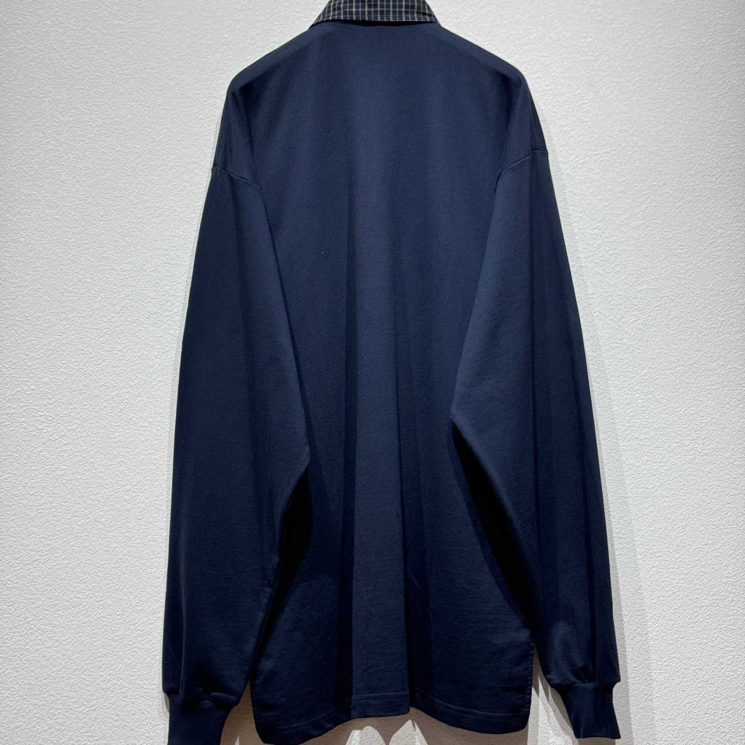 Balenciaga Unity Sport Long Sleeve Shirt Collar Polo In Faded Black - EUR FASHION