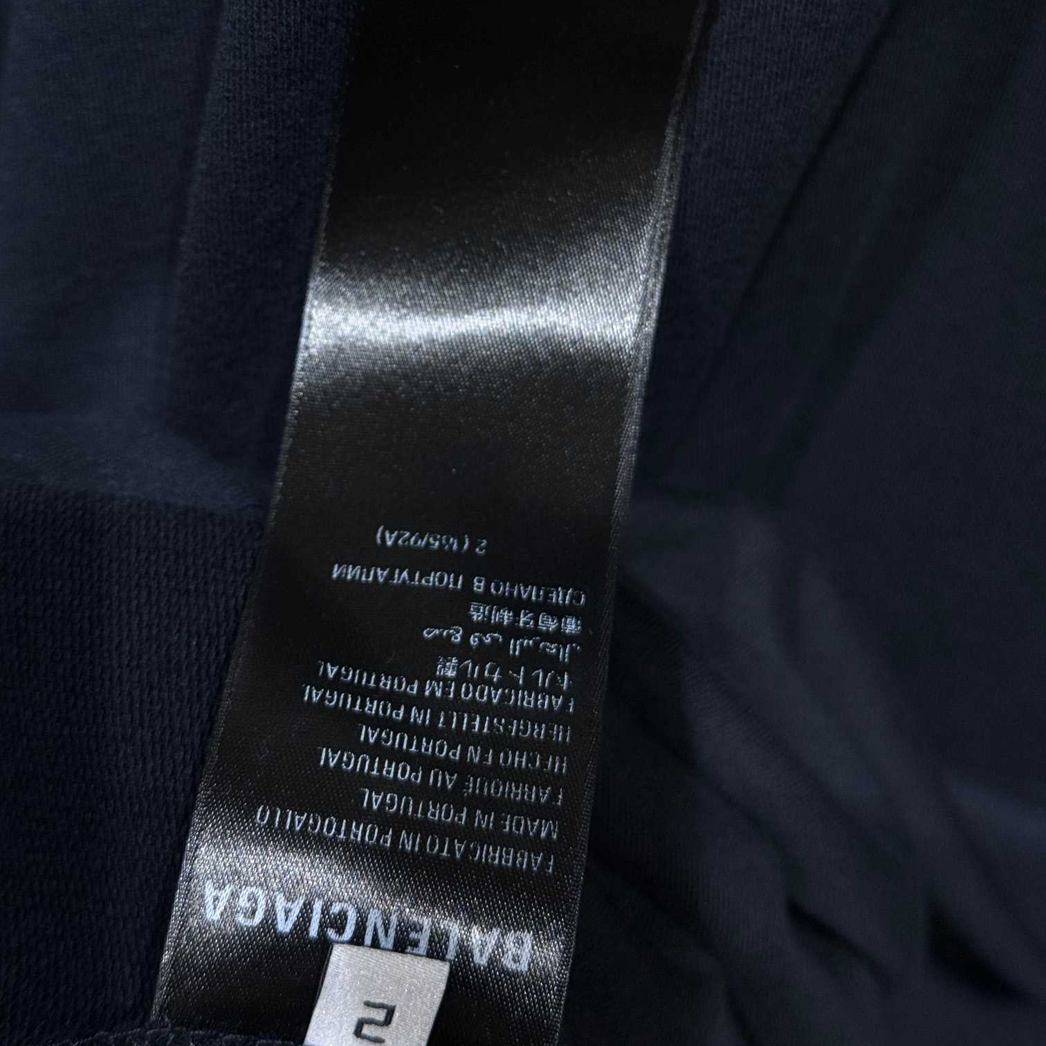 Balenciaga Unity Sport Long Sleeve Shirt Collar Polo In Faded Black - EUR FASHION
