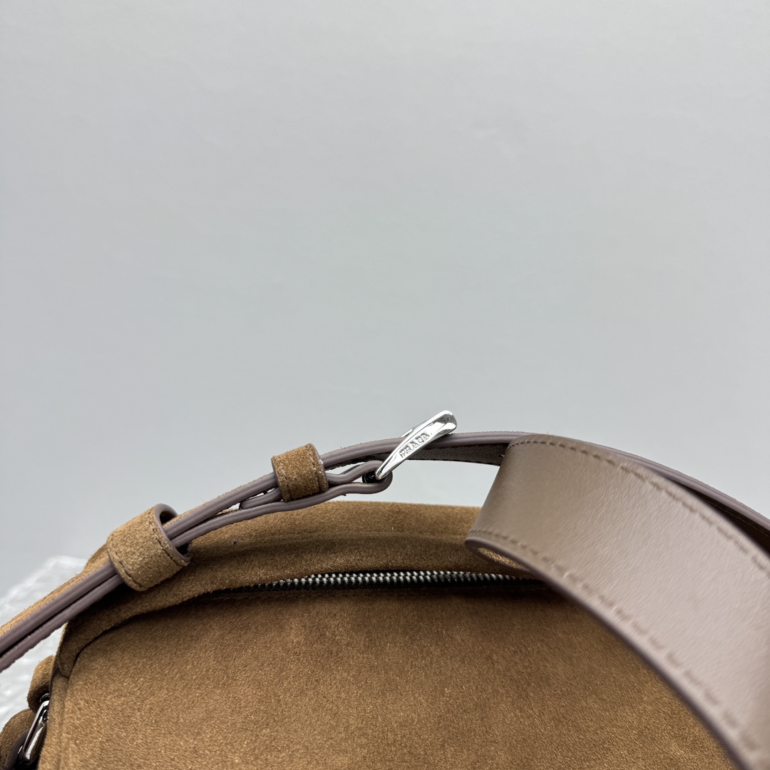 Prada Suede Shoulder Bag - EUR FASHION