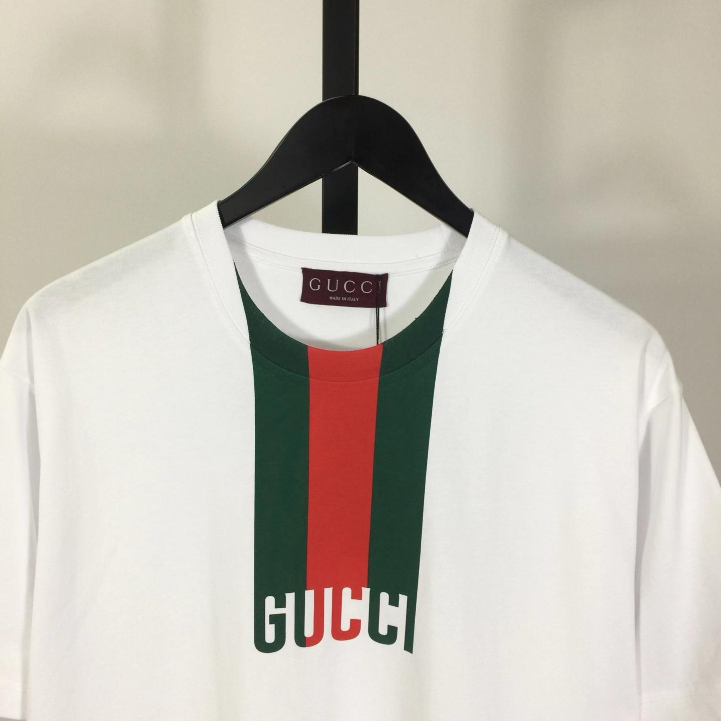 Gucci Web-detail T-shirt - EUR FASHION