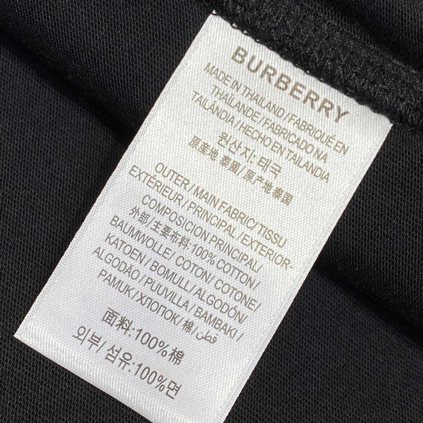 Burberry Knot Logo Cotton T-shirt   - EUR FASHION