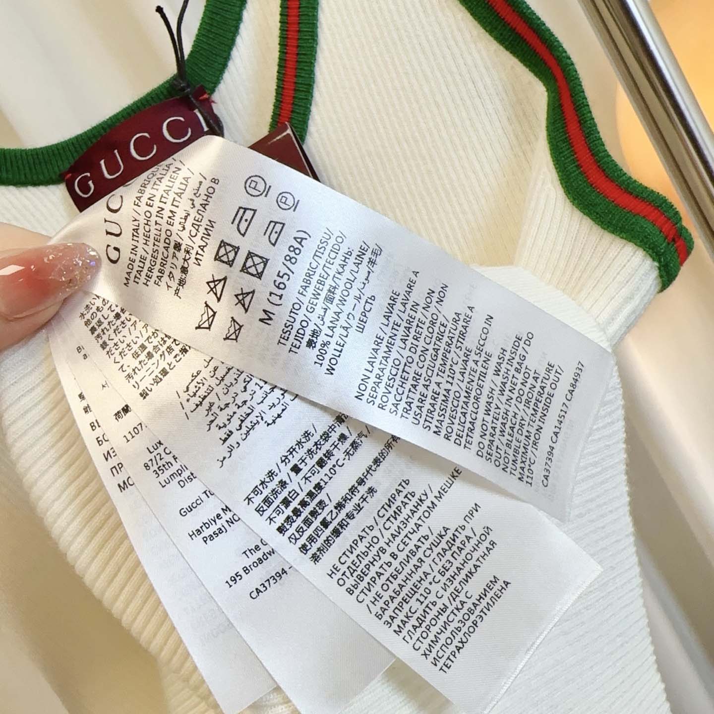 Gucci Cotton Tank Top With Web - EUR FASHION