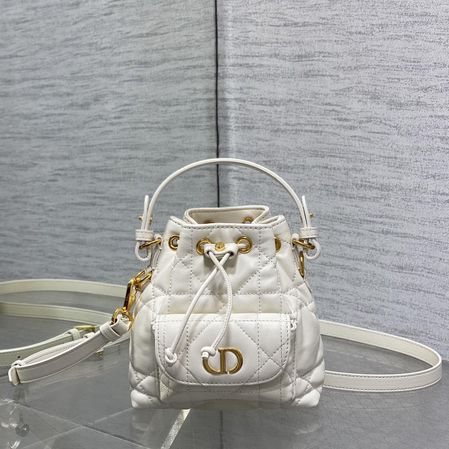 Dior Caro Nano Bucket Bag  - EUR FASHION