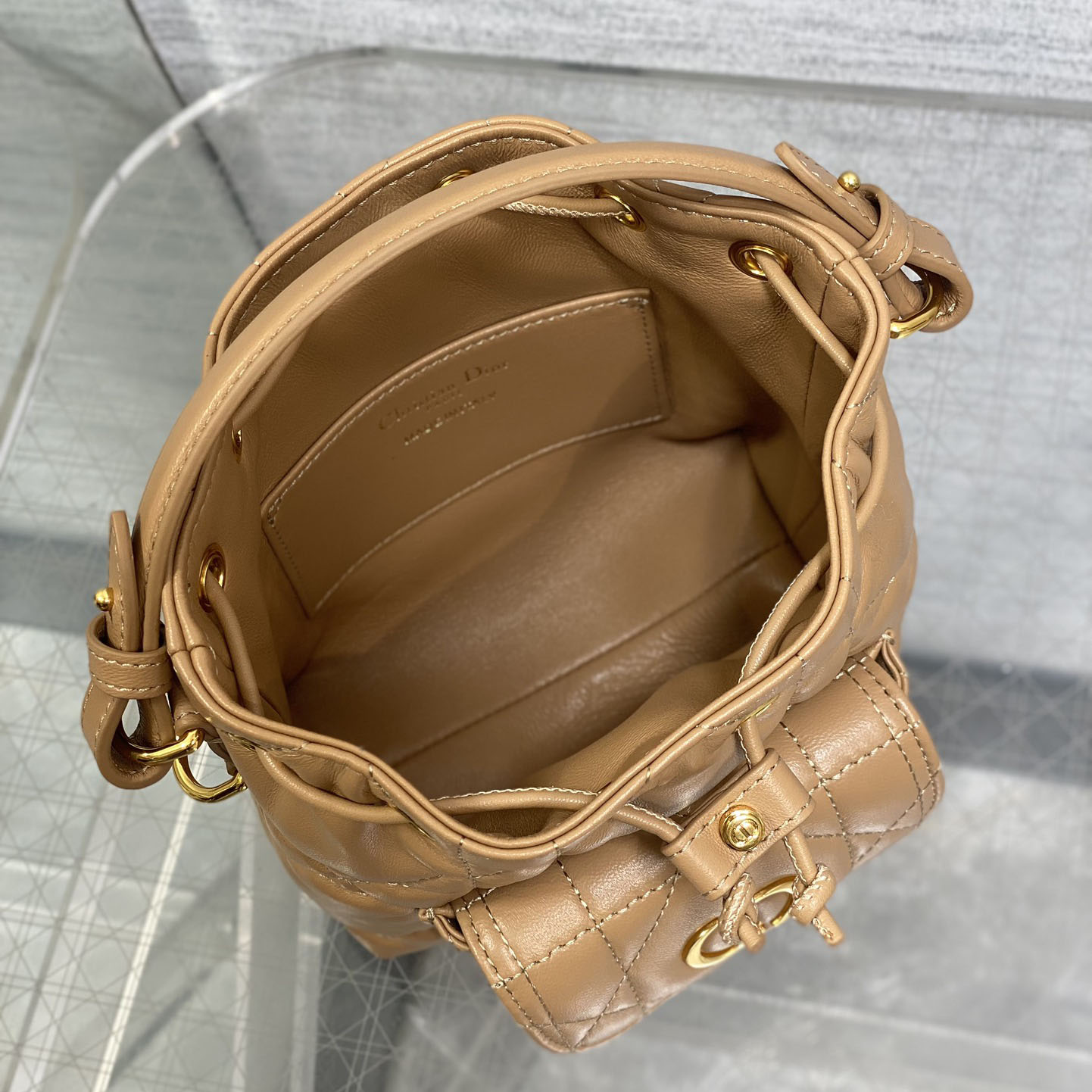 Dior Caro Nano Bucket Bag  - EUR FASHION