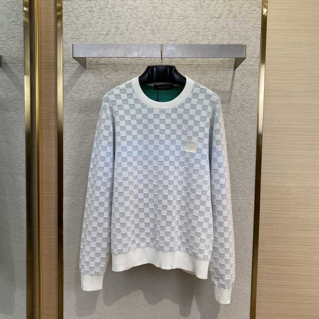 Louis Vuitton Damier Gradient Jacquard Pullover   1AGTL0 - EUR FASHION