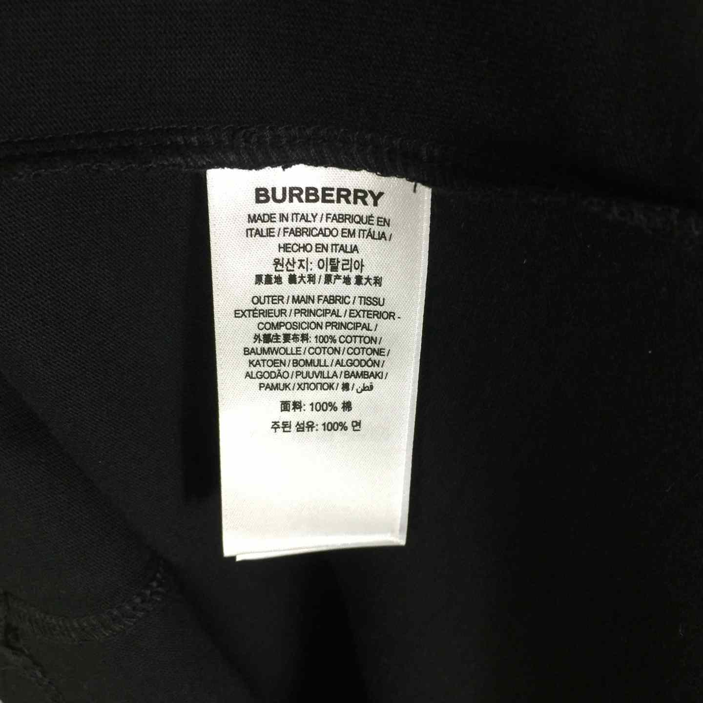 Burberry Cross Stitch EKD​ Cotton T-shirt - EUR FASHION