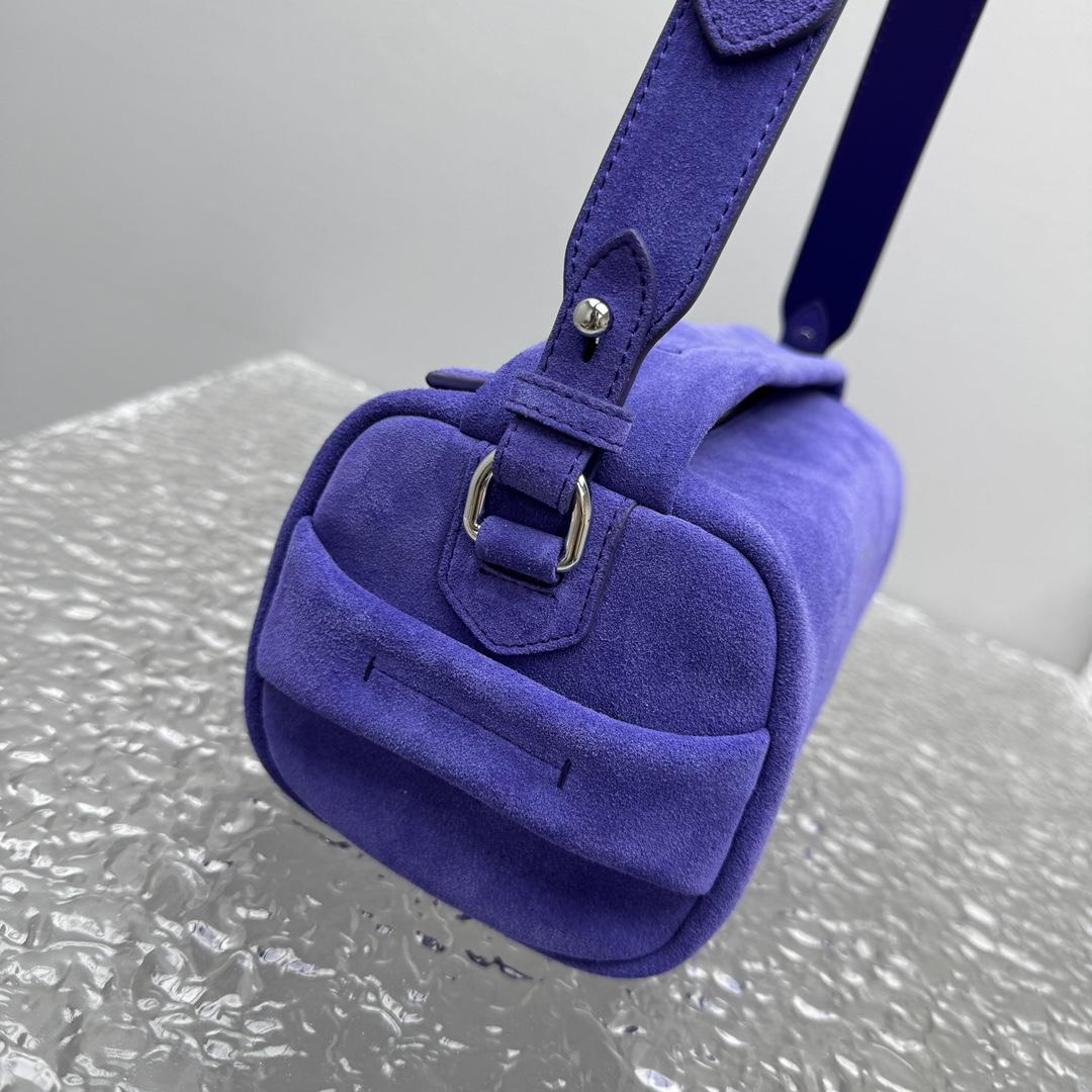 Prada Suede Shoulder Bag - EUR FASHION