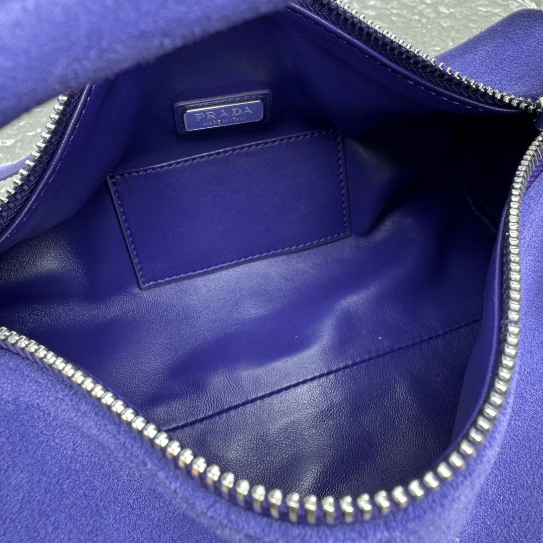Prada Suede Shoulder Bag - EUR FASHION