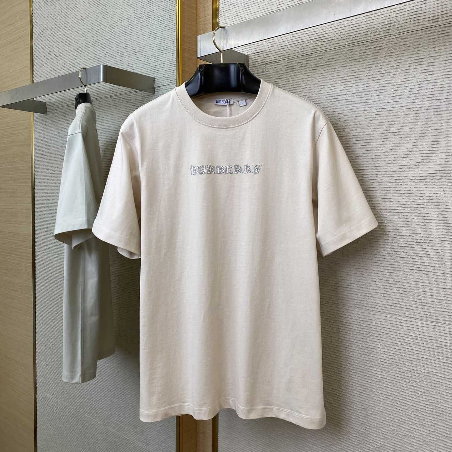 Burberry Paisley Logo Cotton T-shirt - EUR FASHION