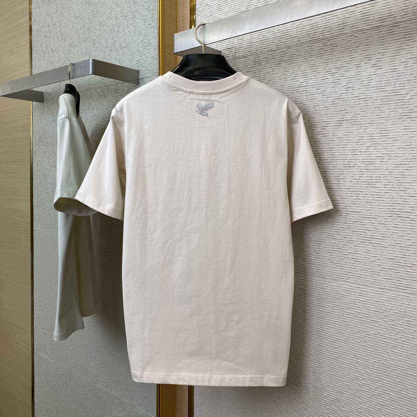 Burberry Paisley Logo Cotton T-shirt - EUR FASHION