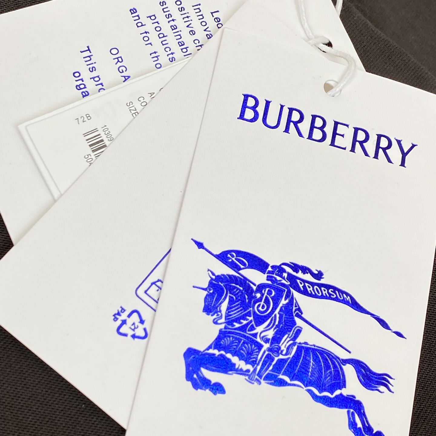 Burberry Paisley Logo Cotton T-shirt - EUR FASHION
