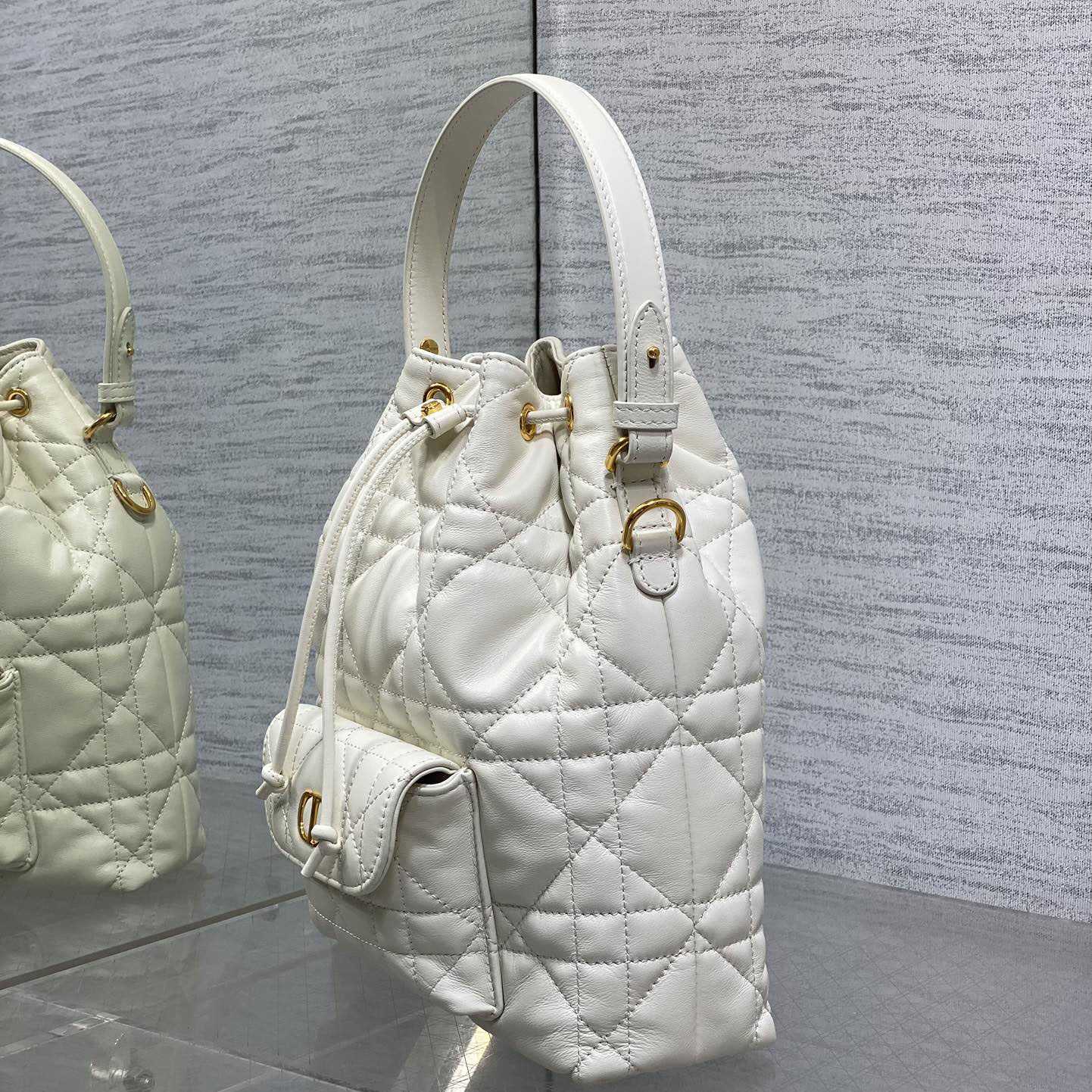 Dior Small Dior Caro Bucket Bag  - EUR FASHION