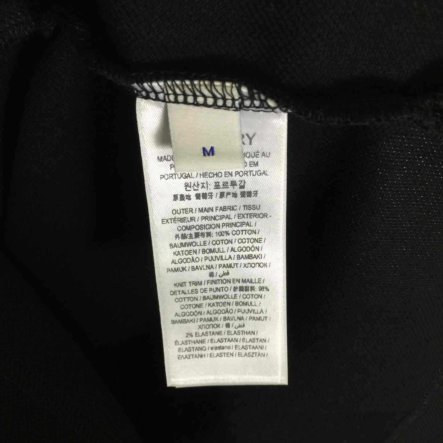 Cotton Polo Shirt In Black - EUR FASHION