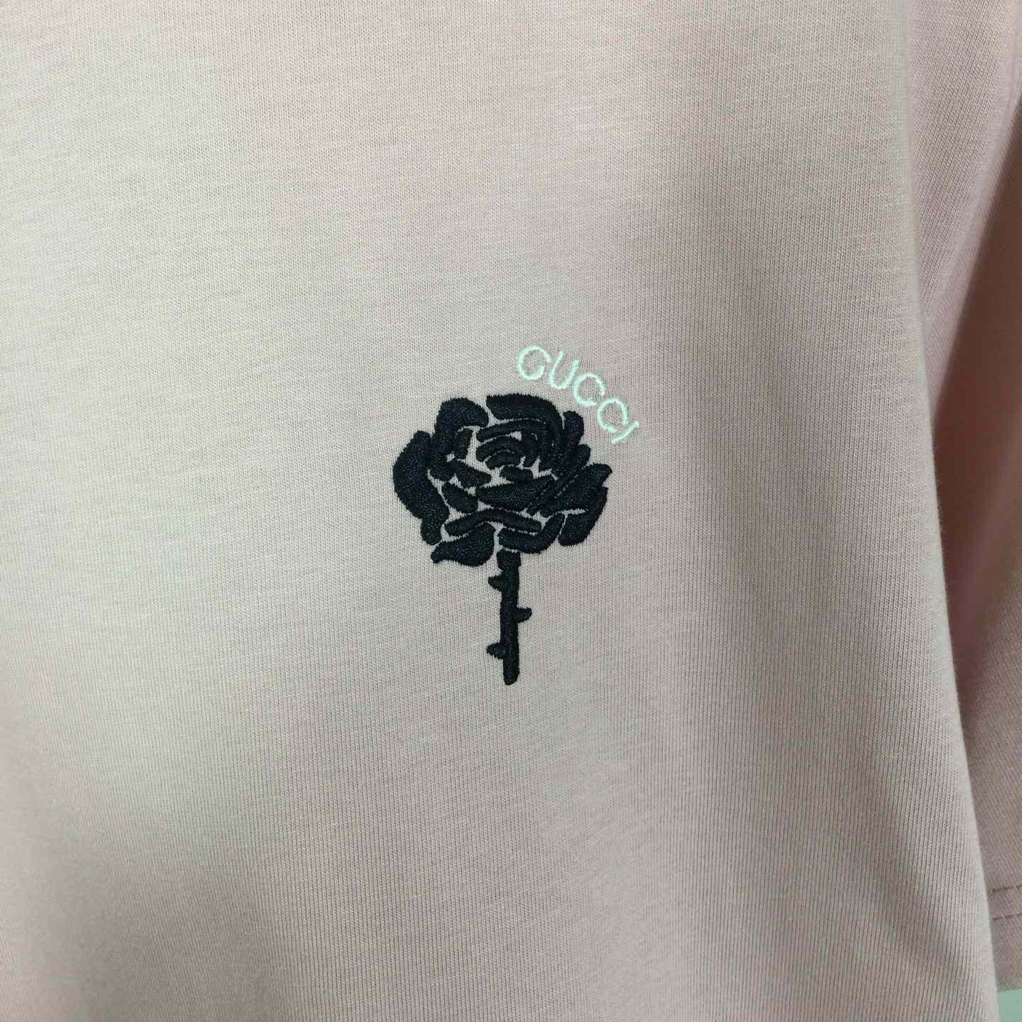 Gucci Cotton Jersey T-Shirt With Embroidery - EUR FASHION