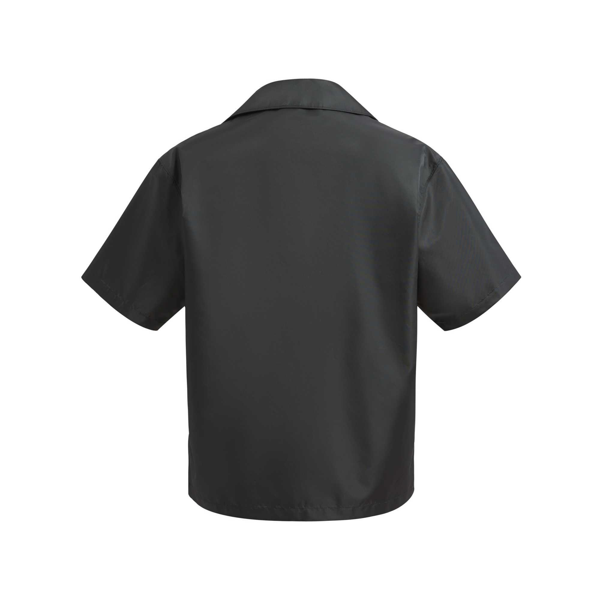 Prada Black Re-nylon Short-sleeved Shirt  - EUR FASHION