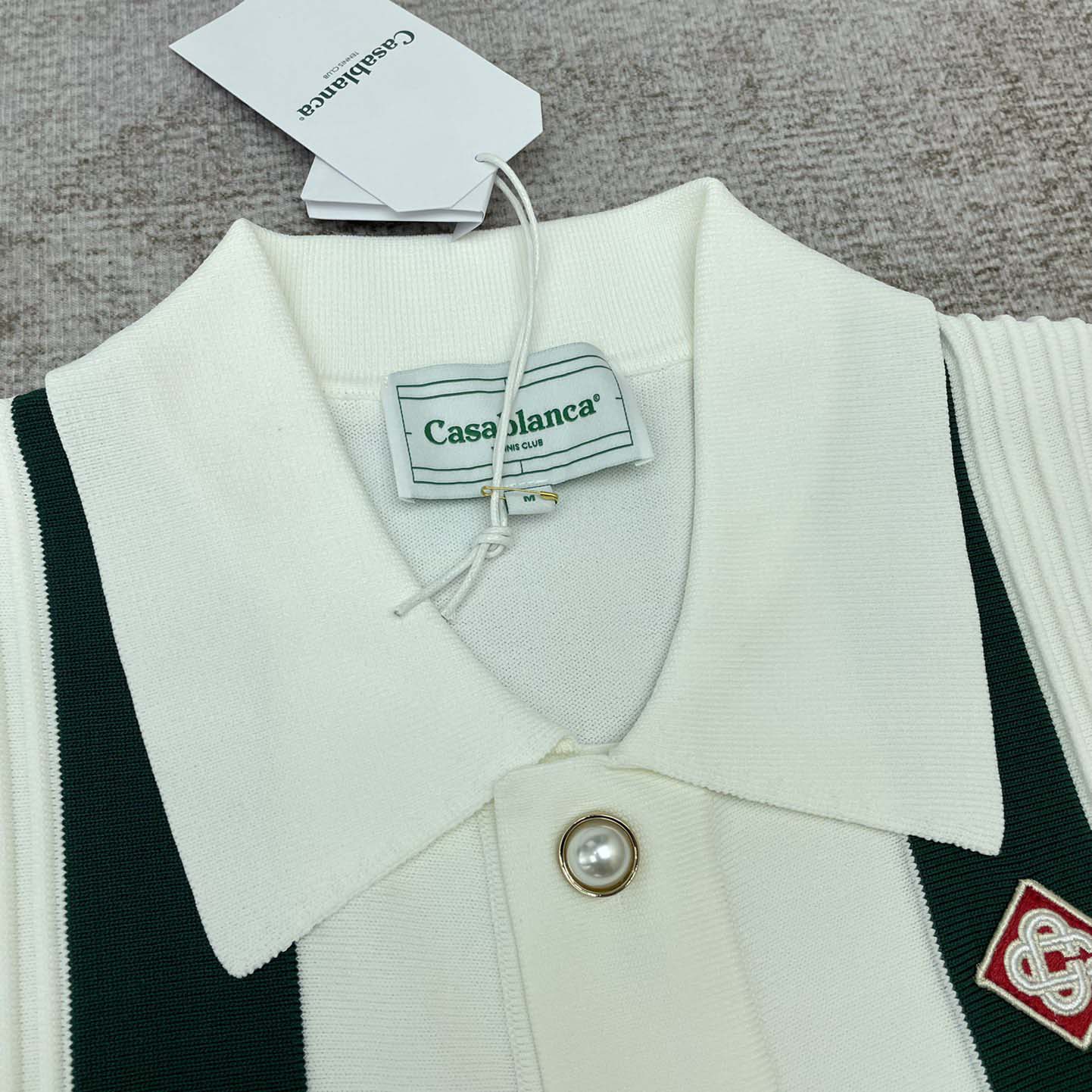 Casablanca White Embroidered Cardigan  D0055 - EUR FASHION