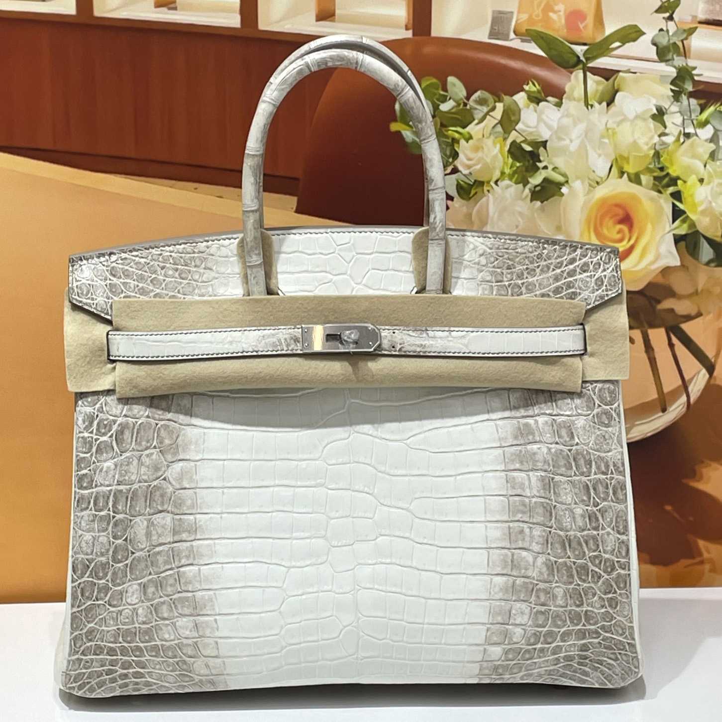 Hermes Birkin Crocodile White   35cm - EUR FASHION