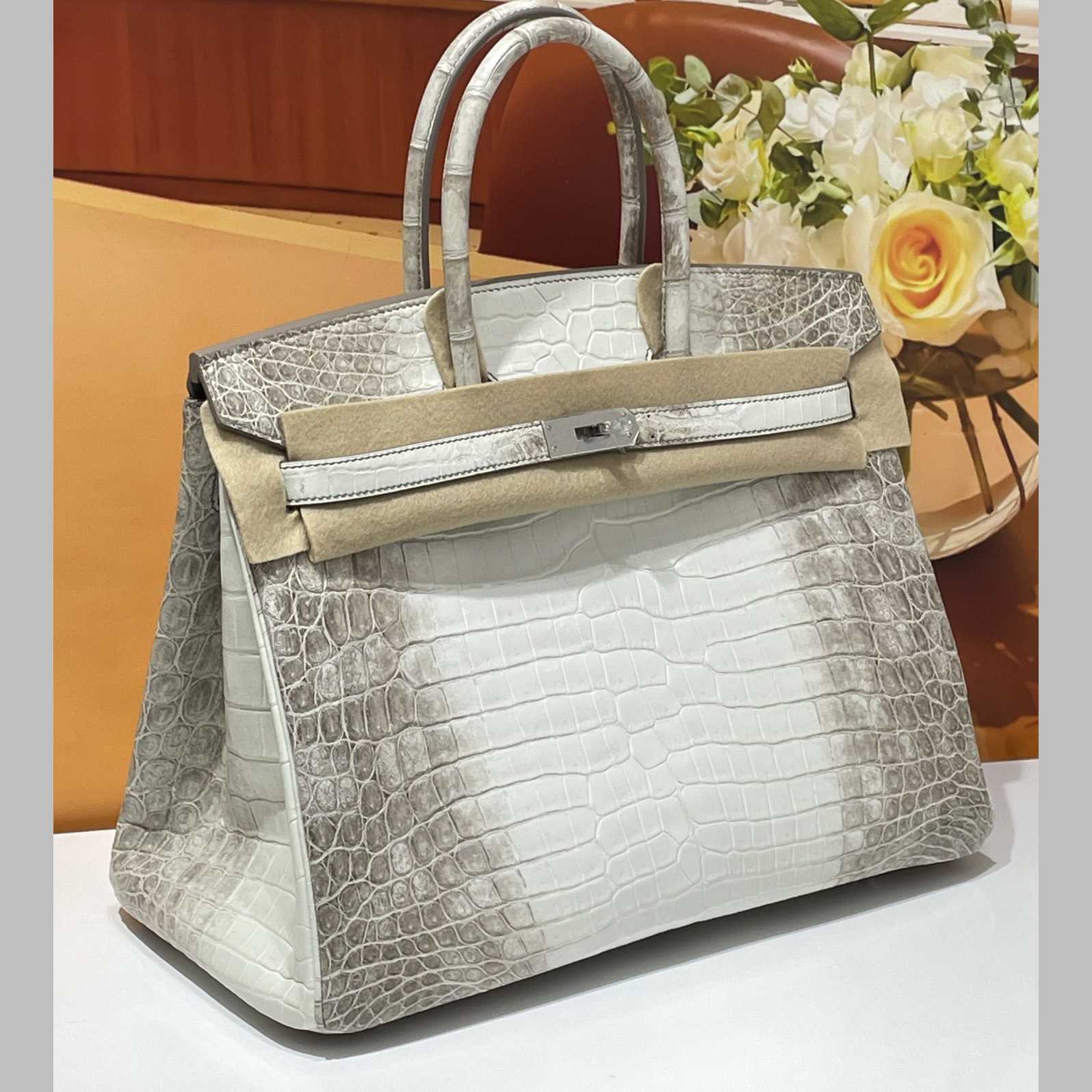 Hermes Birkin Crocodile White   35cm - EUR FASHION