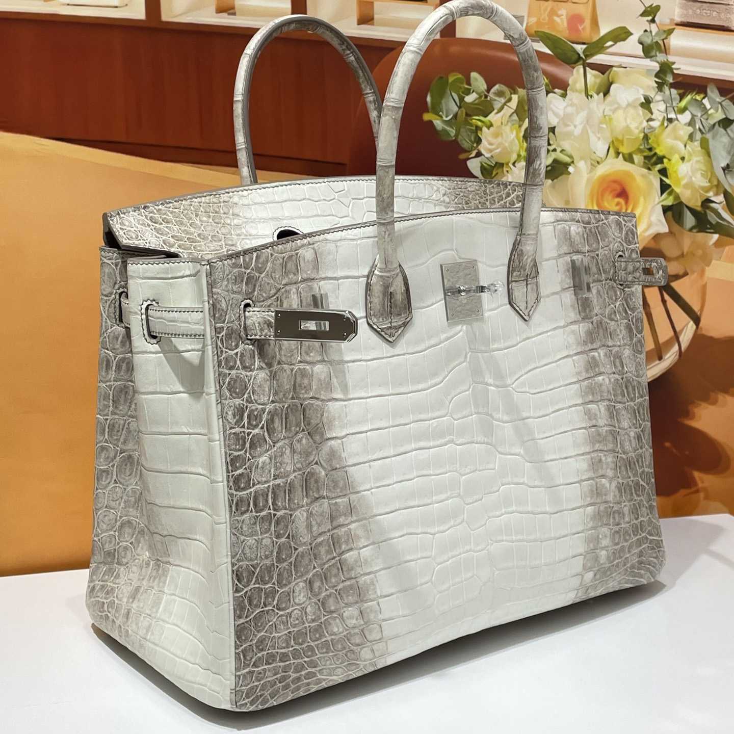 Hermes Birkin Crocodile White   35cm - EUR FASHION