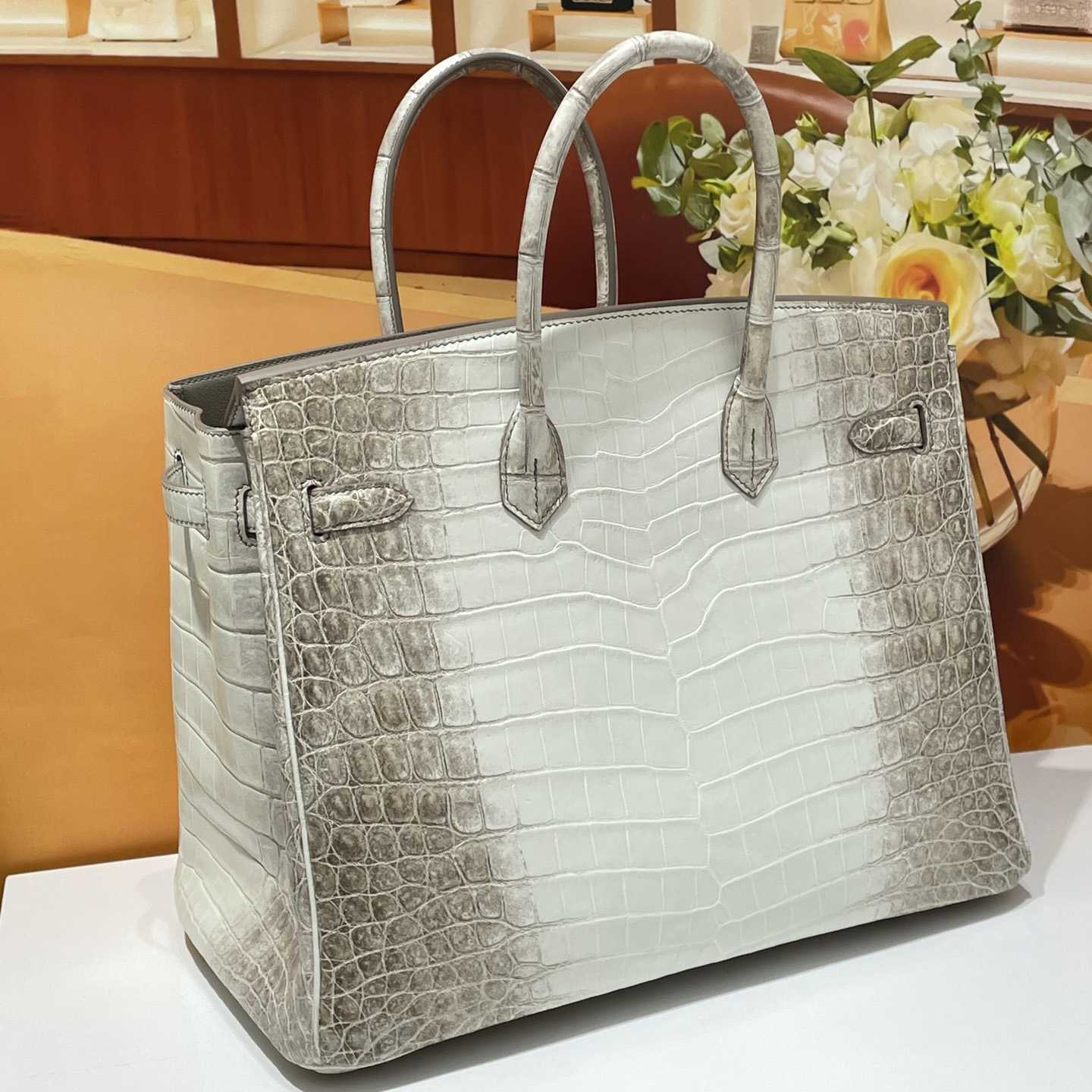 Hermes Birkin Crocodile White   35cm - EUR FASHION