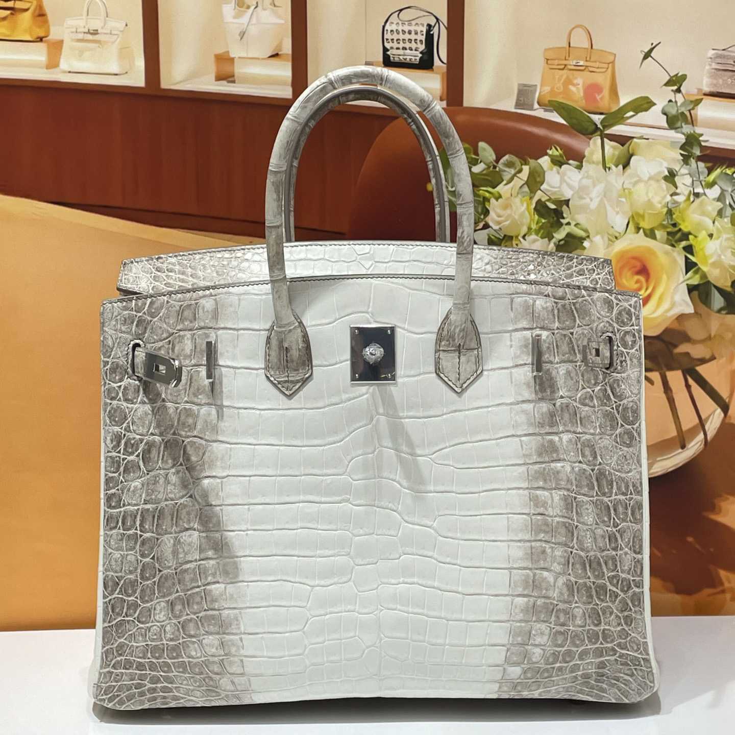 Hermes Birkin Crocodile White   35cm - EUR FASHION