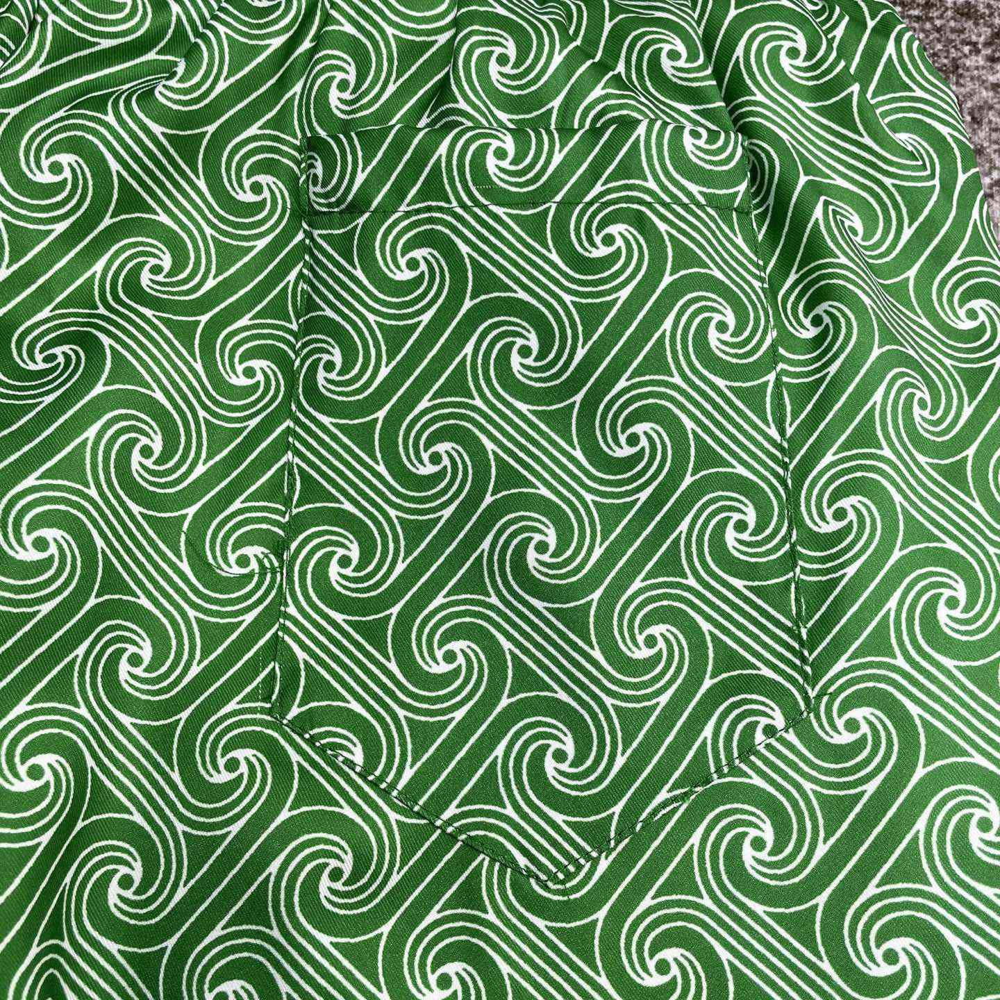 Casablanca Column Monogram Silk Shorts   CA3519 - EUR FASHION