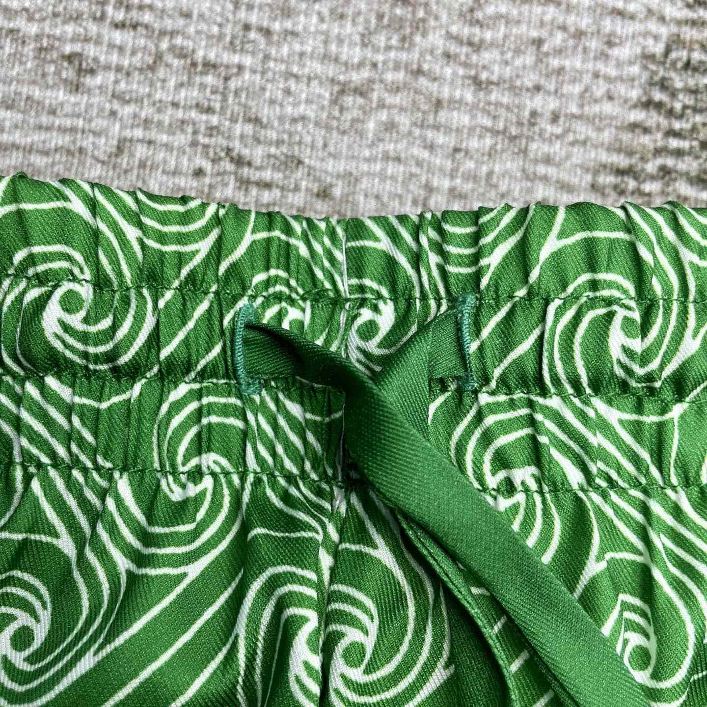 Casablanca Column Monogram Silk Shorts   CA3519 - EUR FASHION